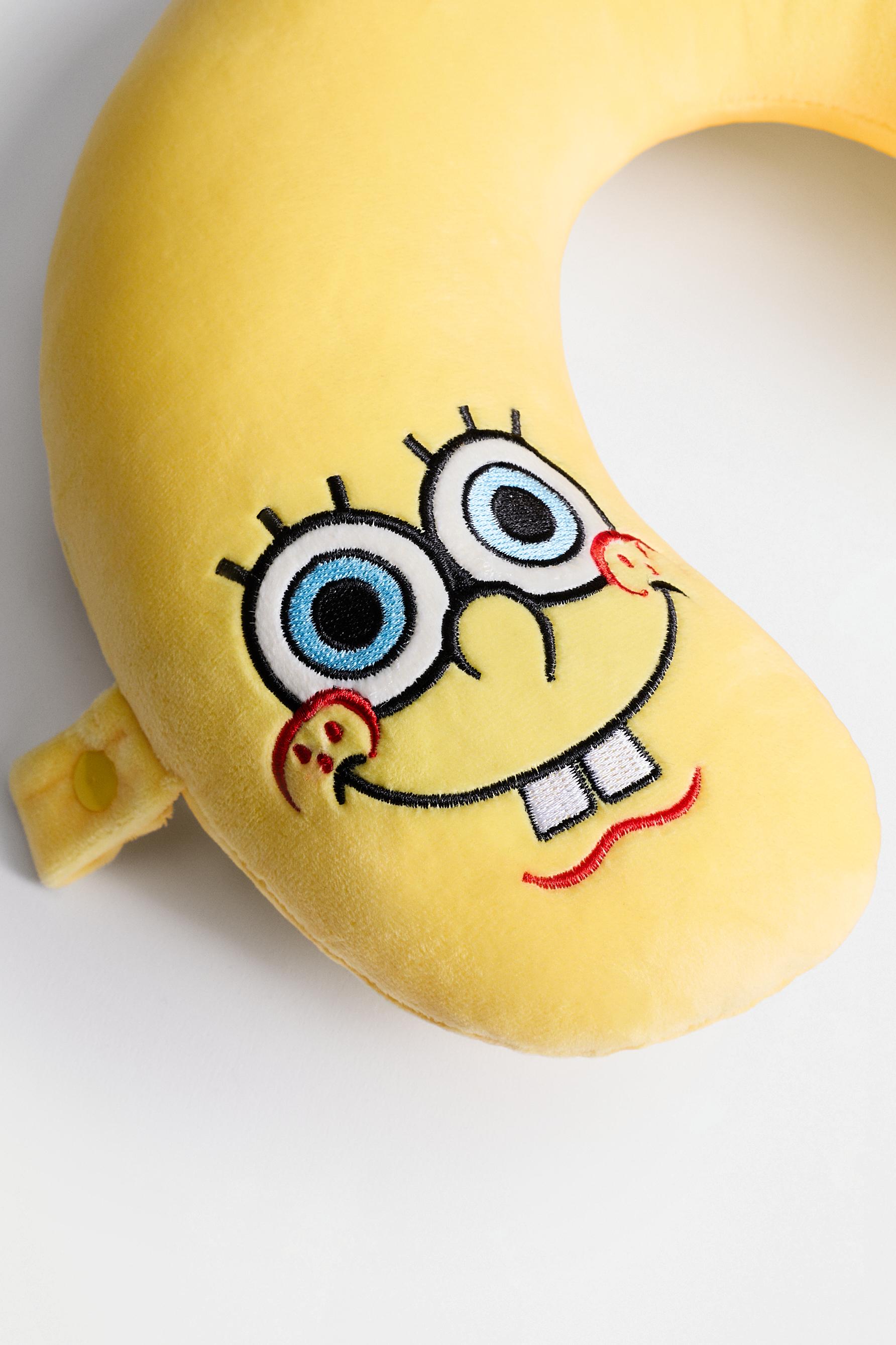 SpongeBob Nickelodeon™ Travel Pillow — YELLOW