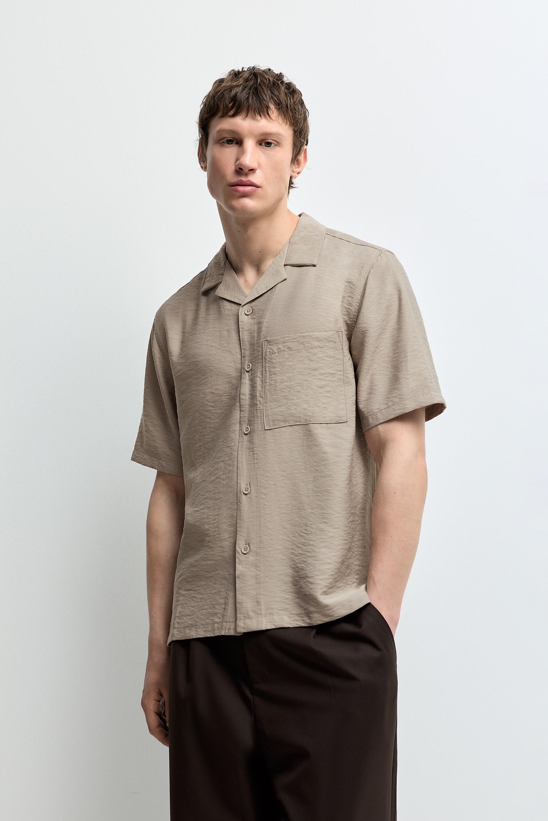 Camisa twill bolsillo