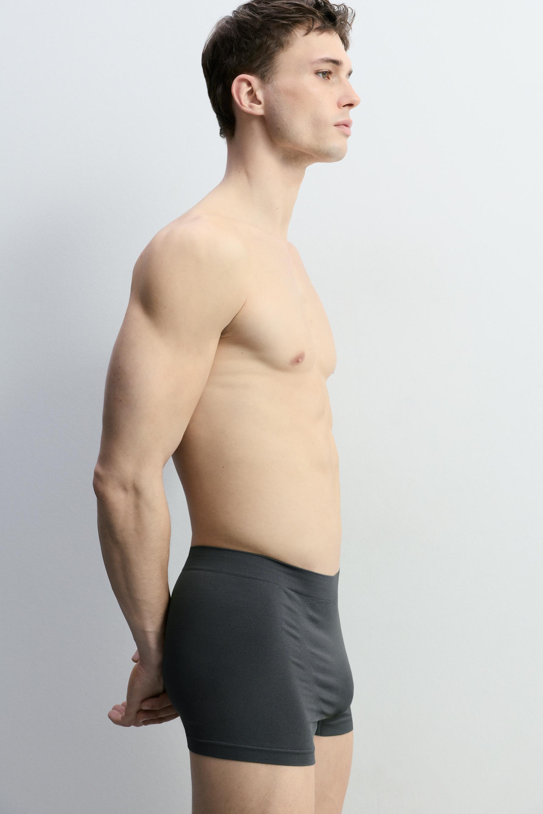 Pack of 3 seamless boxers — GREEN