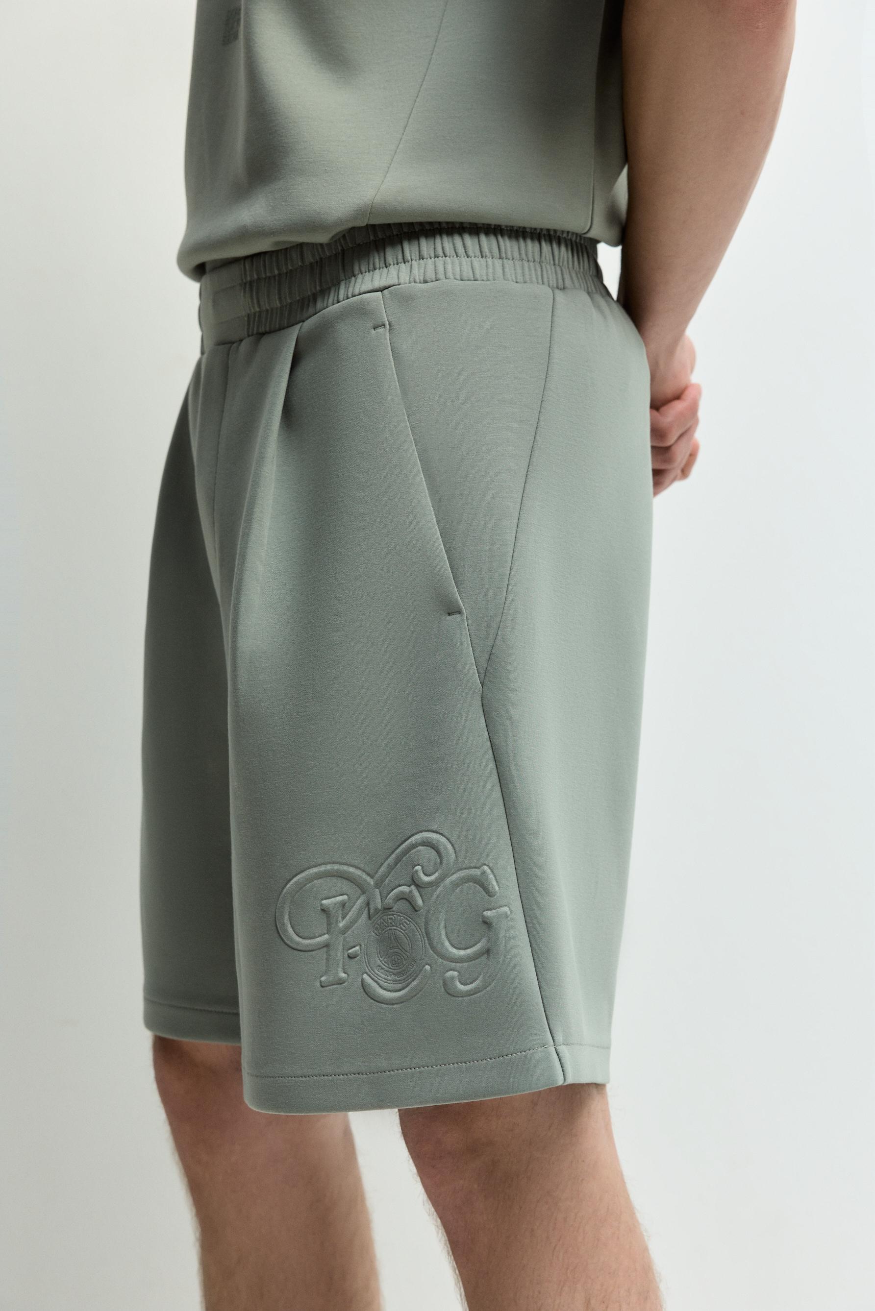 Paris Saint-Germain x Lefties interlock Bermuda shorts — MINT GREEN