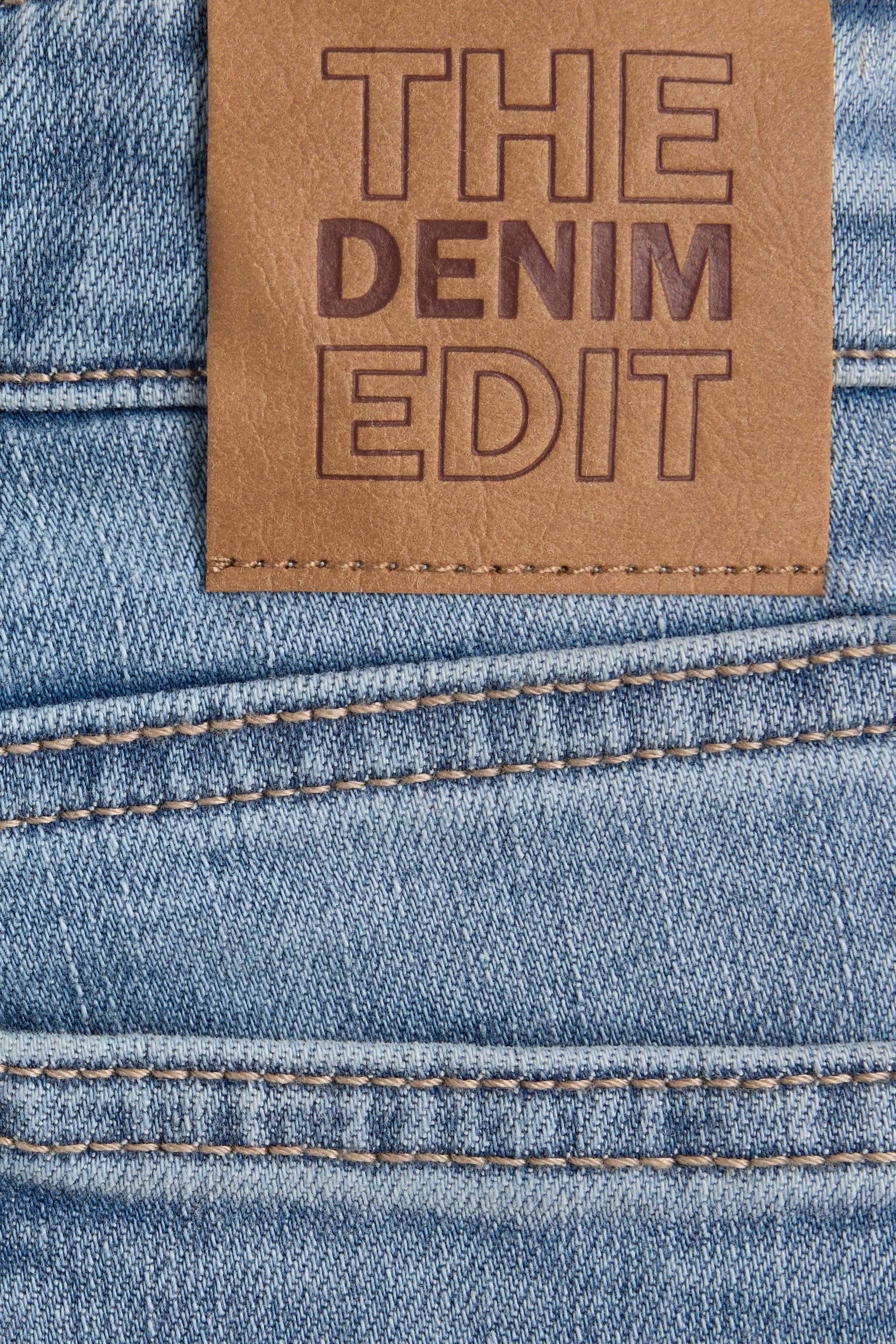 Bell bottom jeans with buttons — PALE BLUE