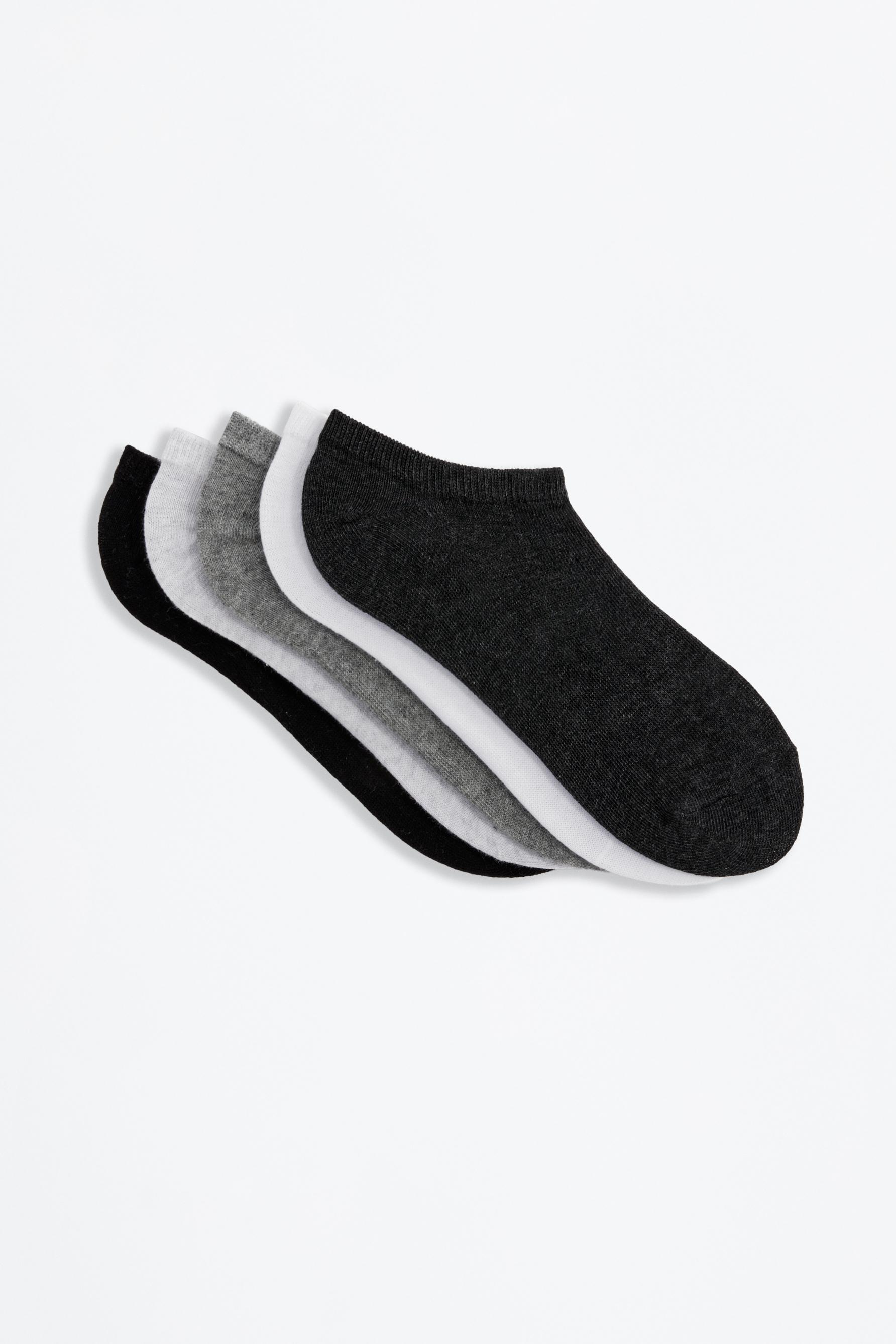 No-show socks (Pack 5) — GREY