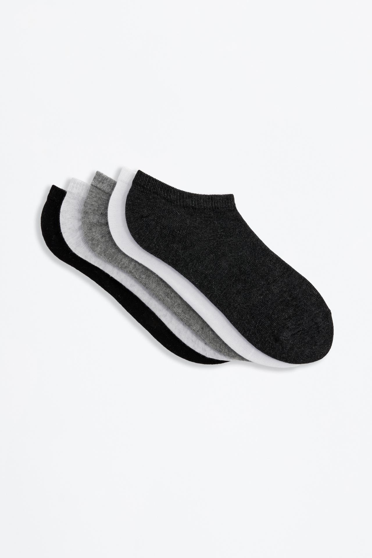 No-show socks (Pack 5) — GREY