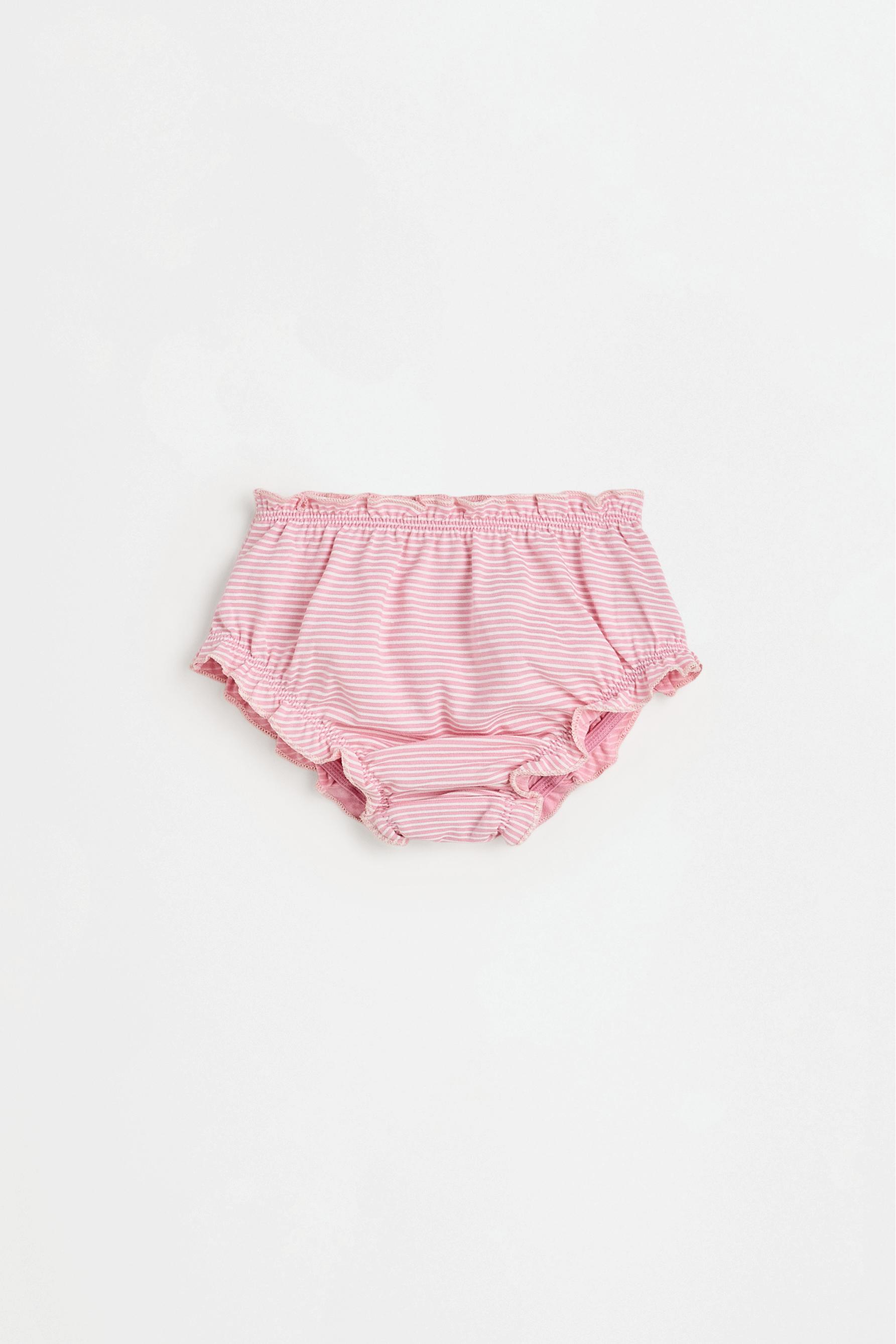 Mixed ruffled briefs (5-pack) — GREY MARL