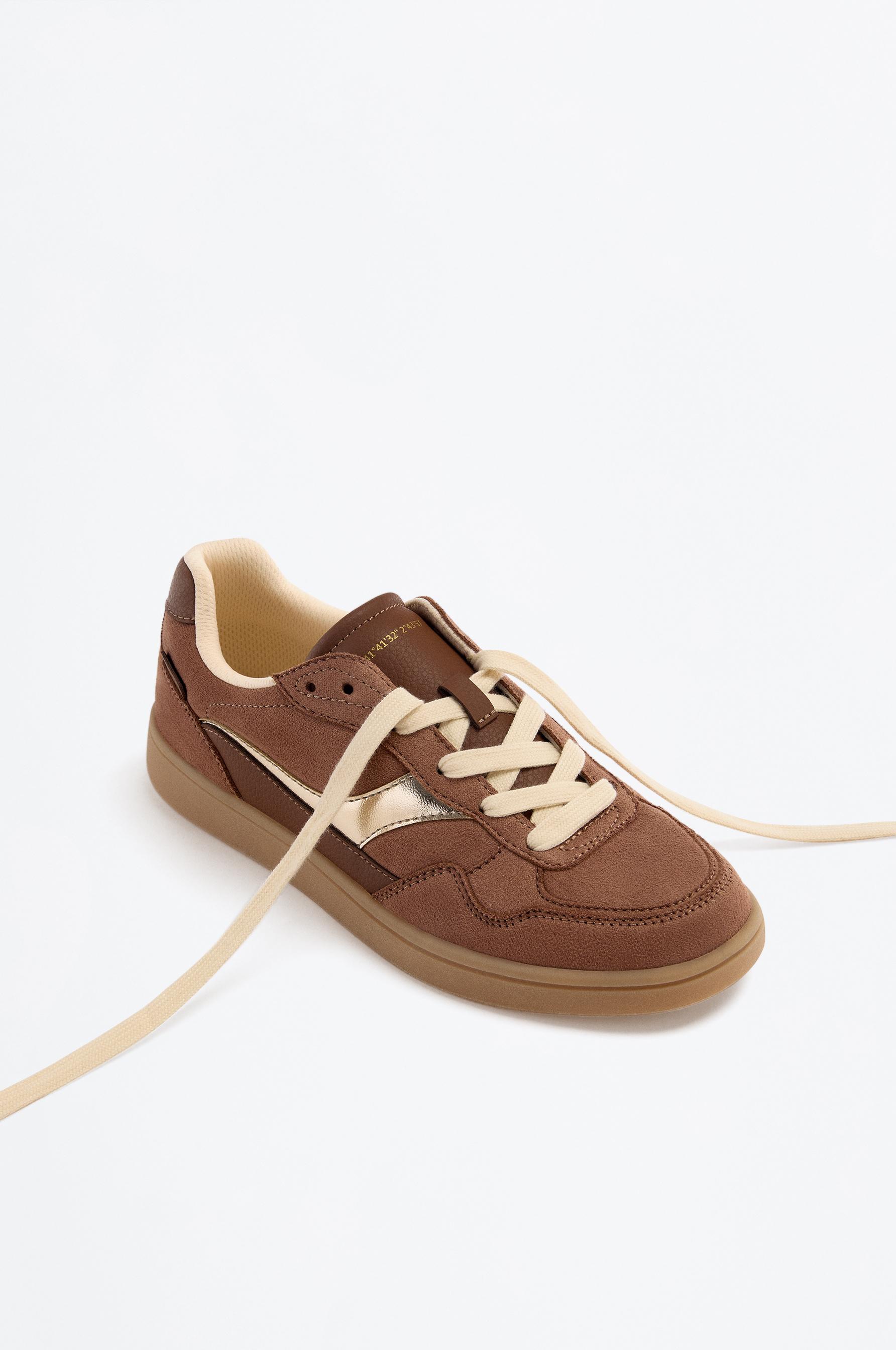 Lefties Deri Lefties Retro spor ayakkabı