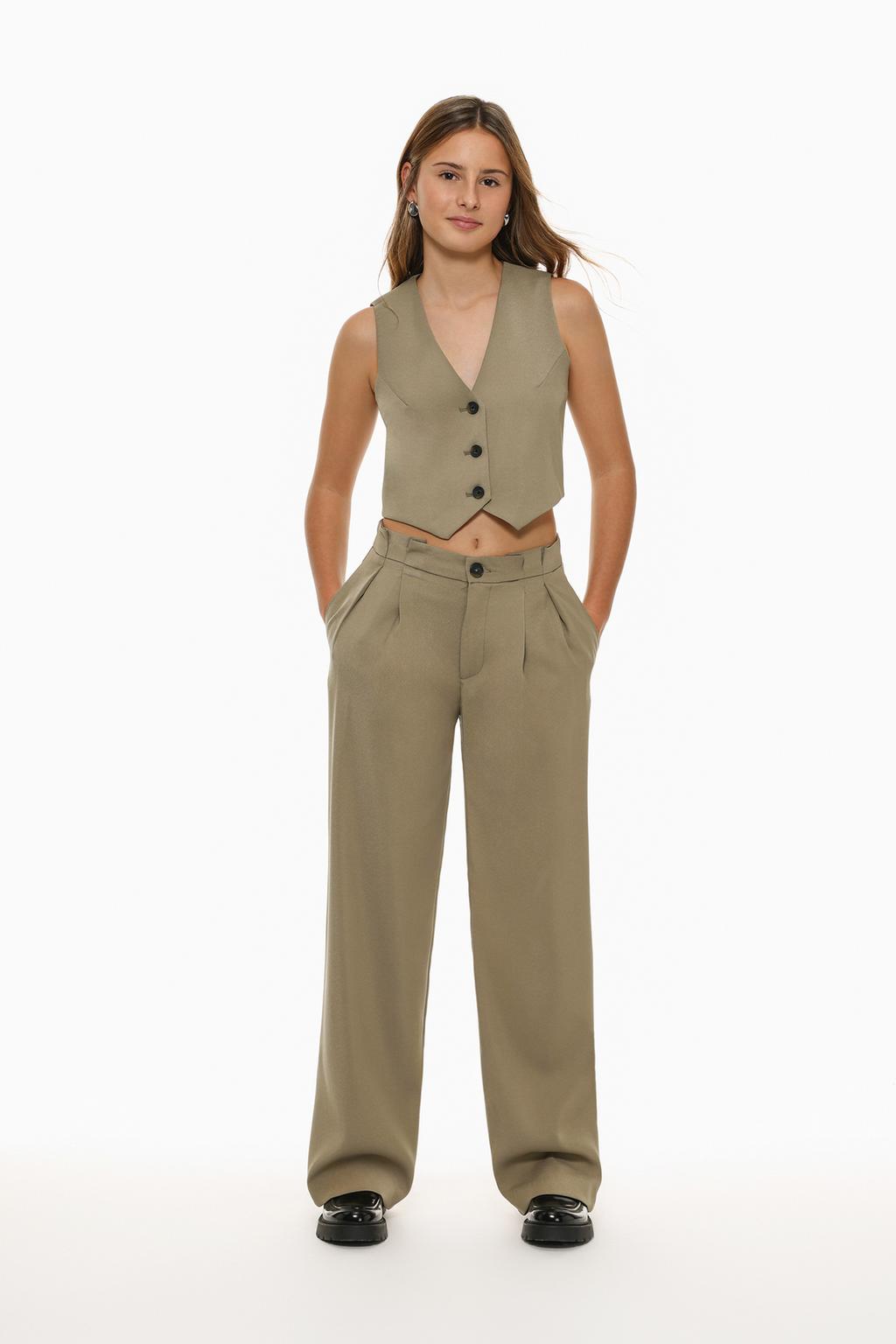 Formal wide-leg trousers