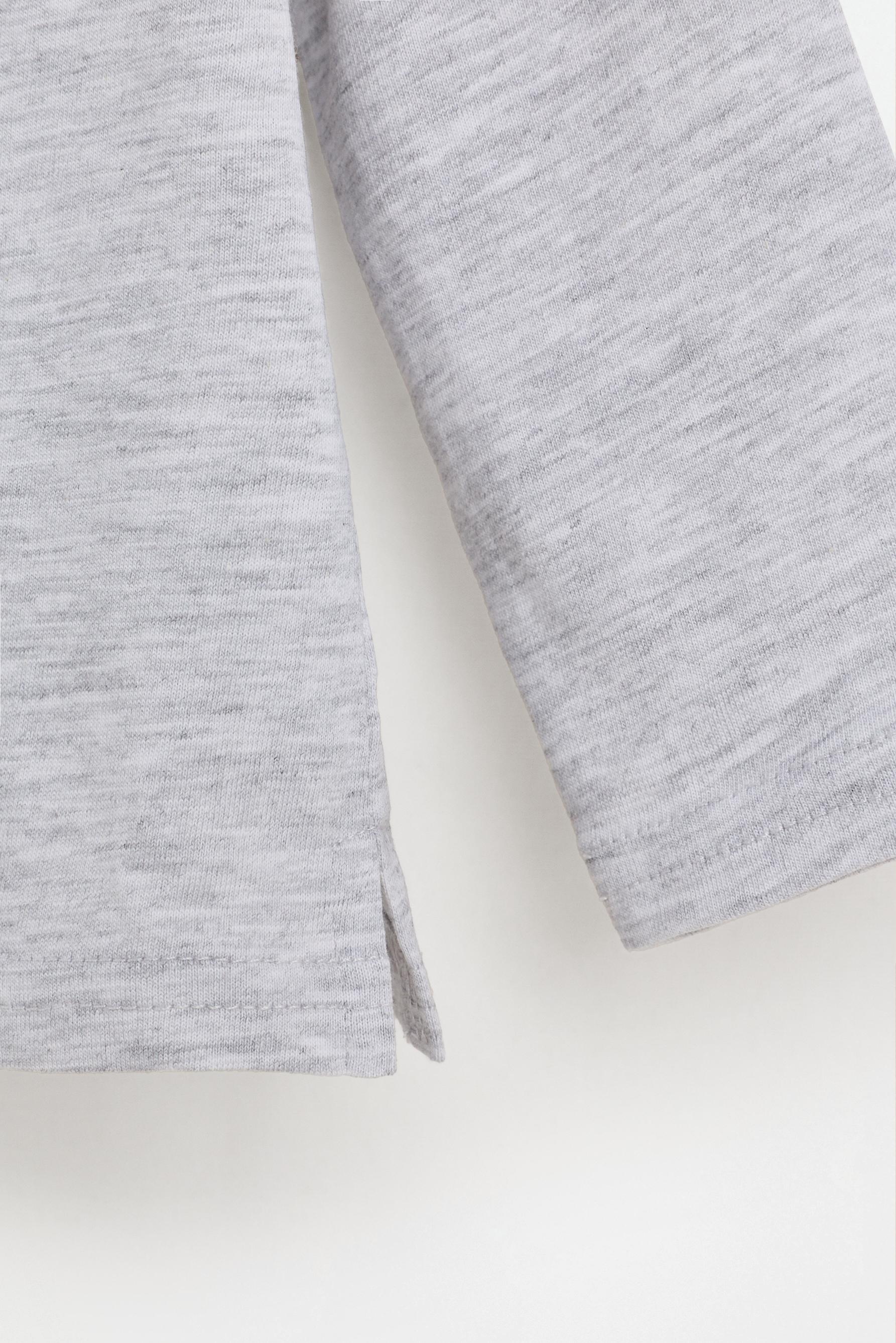 Pack of 4 plain long sleeve T-shirts — DUSTY PINK