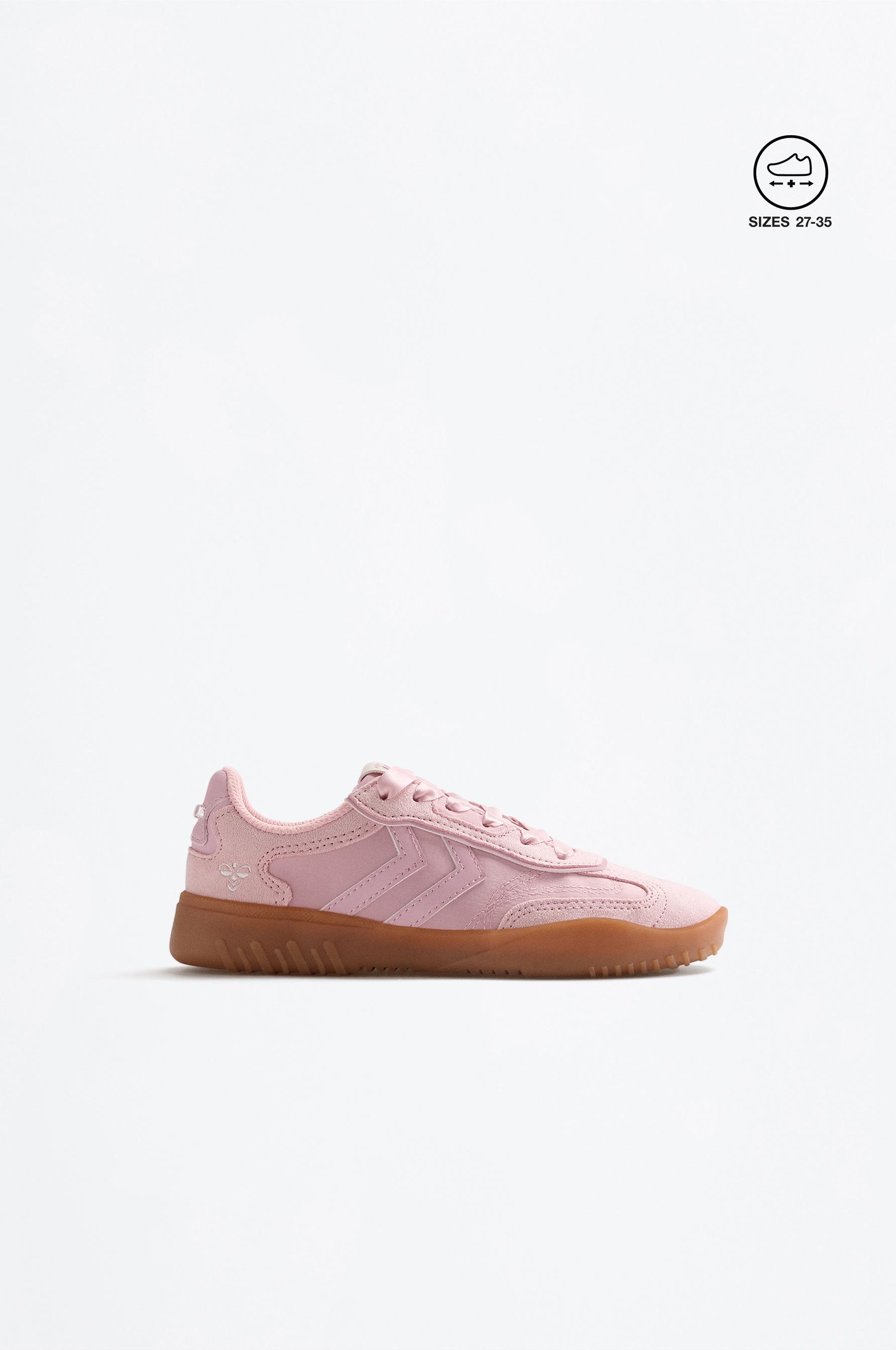 HUMMEL SATIN SNEAKER — PINK