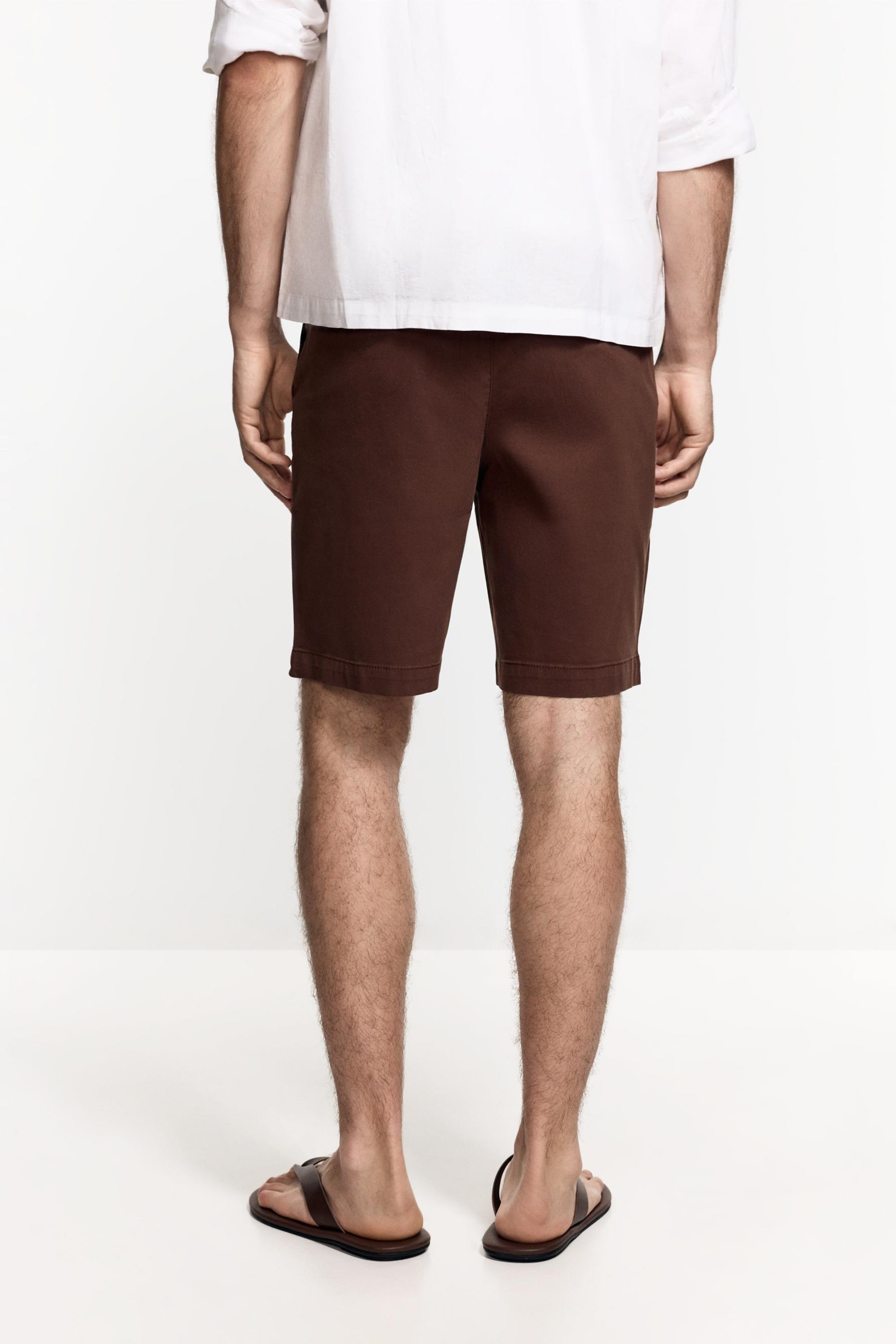 Jogger Bermuda shorts — COPPER