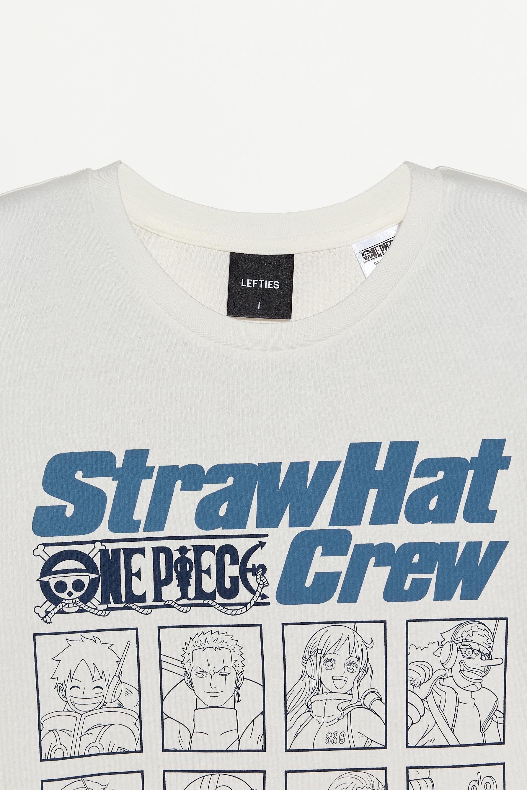 One Piece © Bird Studio baskılı ve şortlu pijama takımı