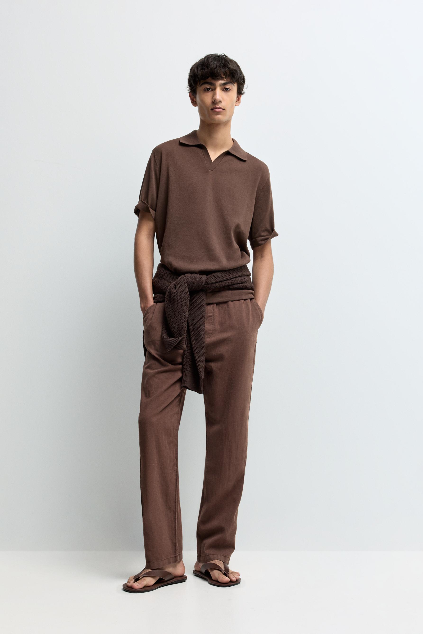 Pantalón jogger lino - algodón