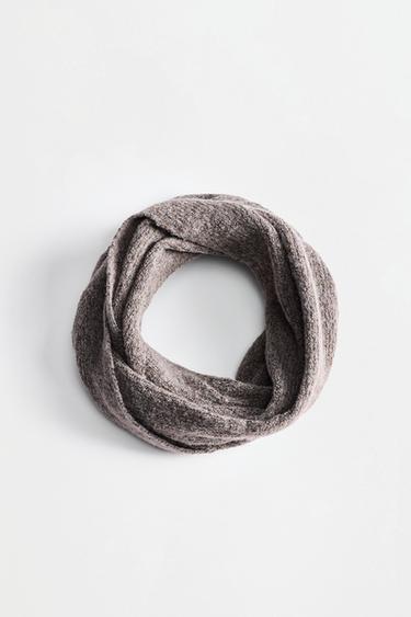 Knit snood — CHOCOLATE 2