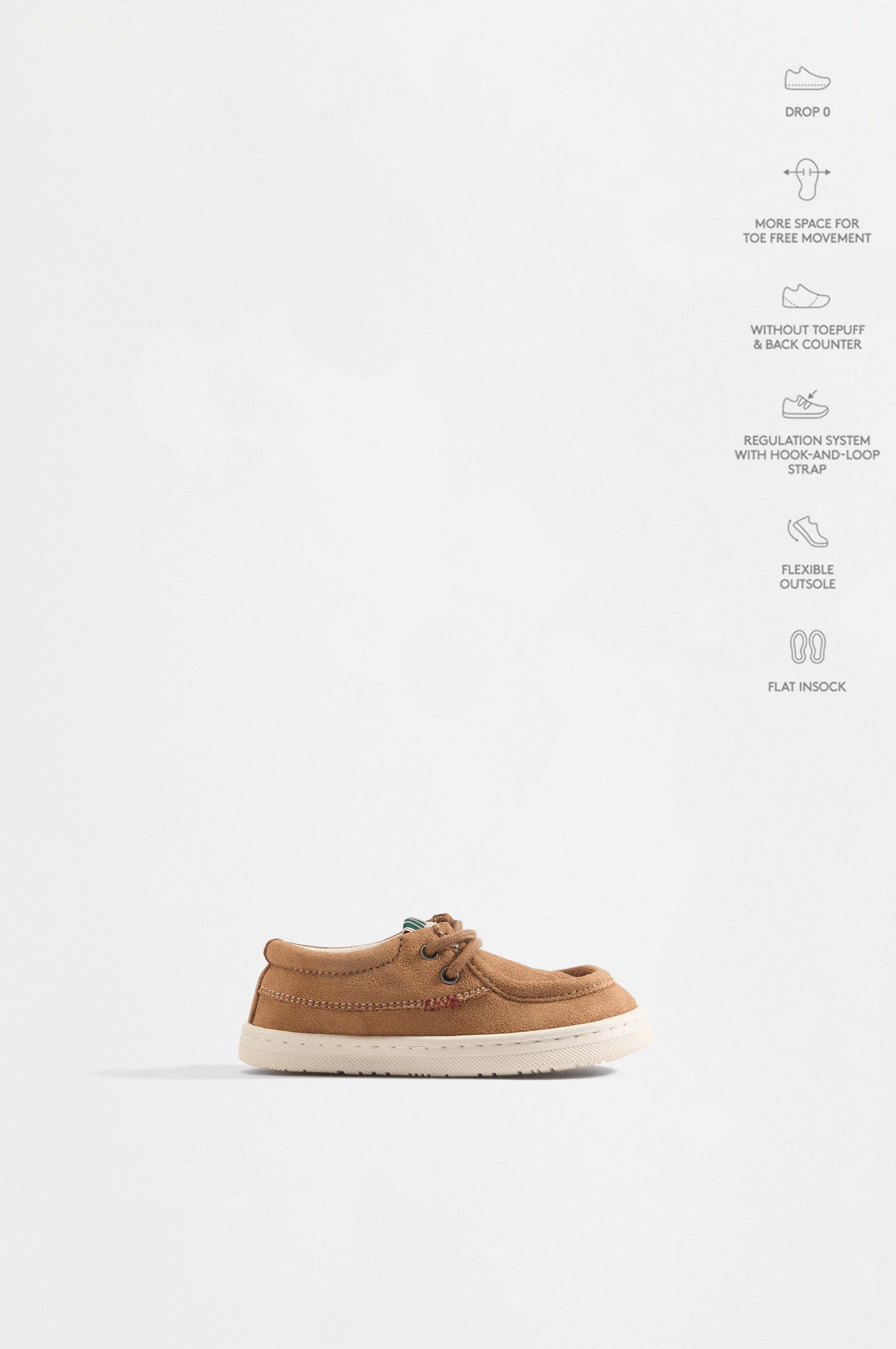 Barefoot moc toe slippers — BROWN
