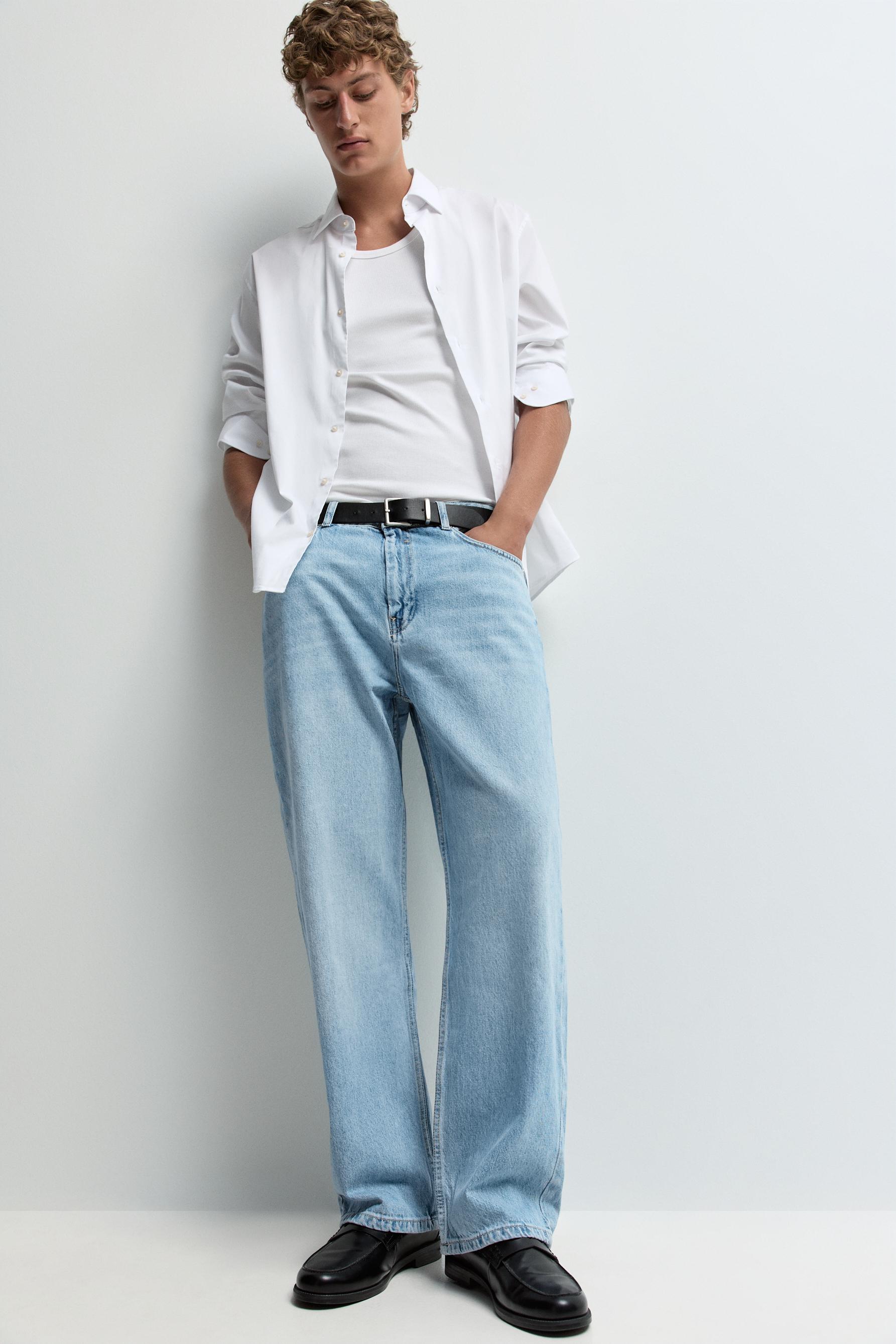 Baggy jeans — SKY BLUE