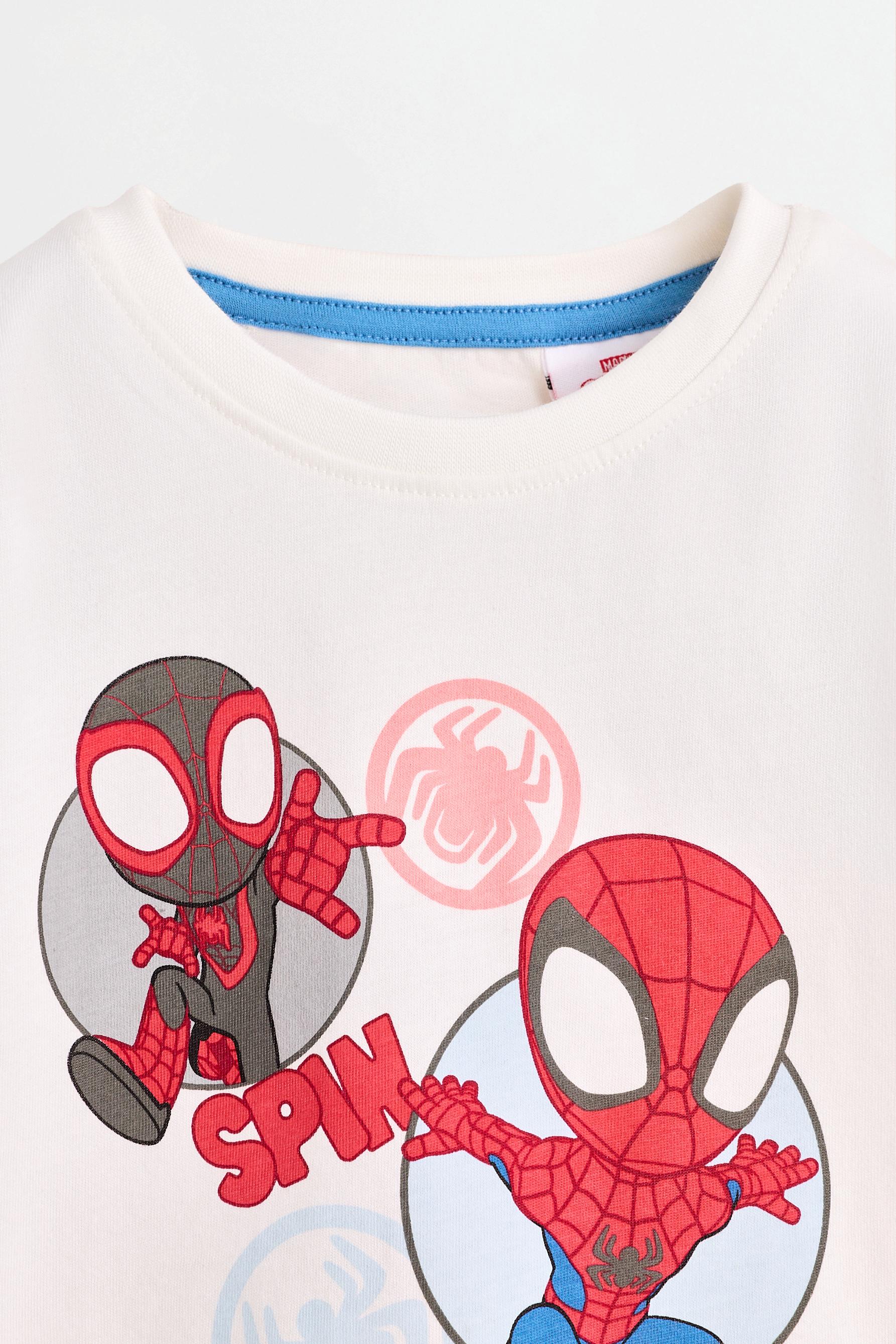 Spidey ©Marvel short pyjamas — WHITE (alternate view)