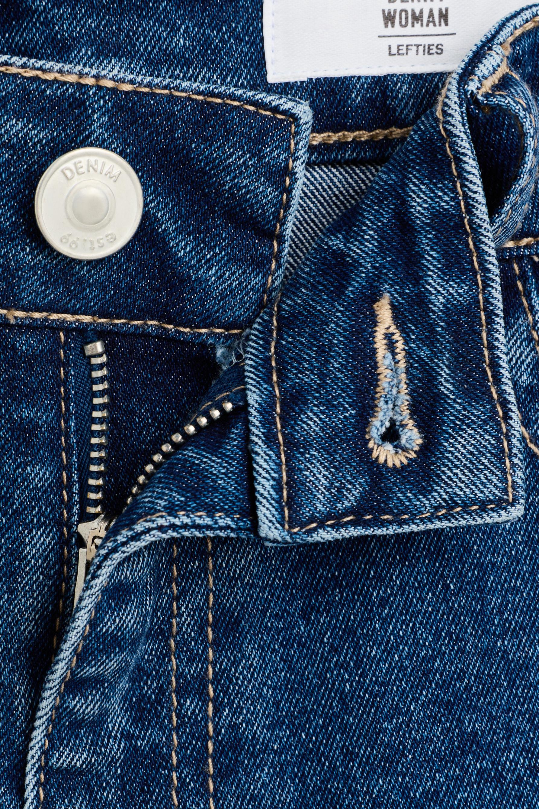 Denim stretch shorts — INK BLUE