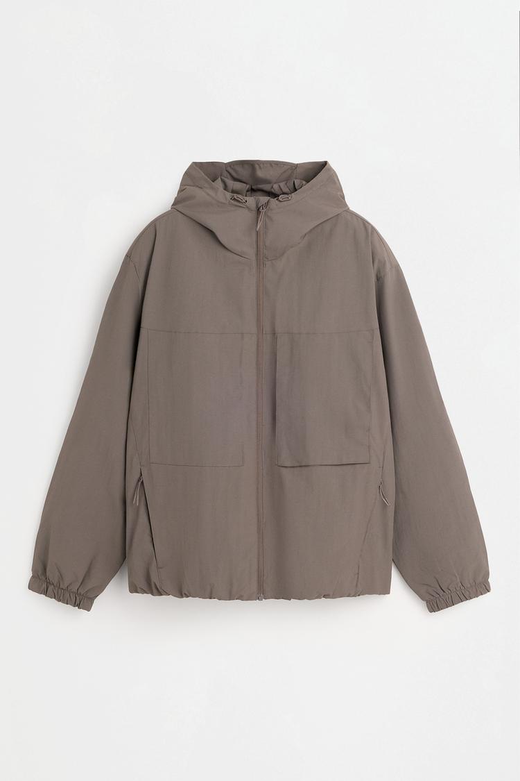 Windbreaker jacket — BROWN