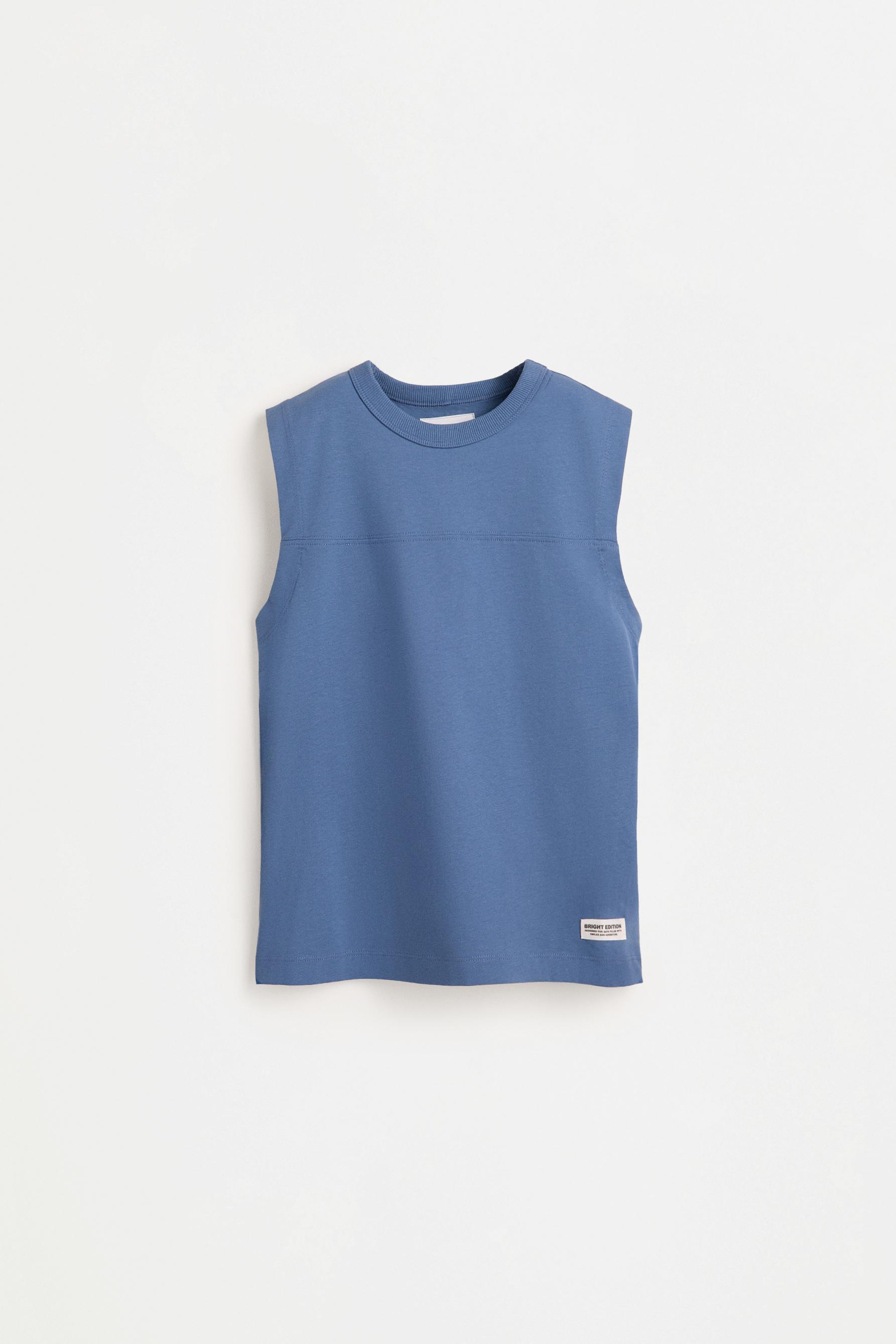 Vest top and Bermuda shorts co-ord — BLUE