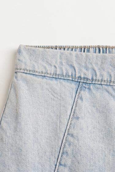 Denim skort — FADED SKY BLUE 4