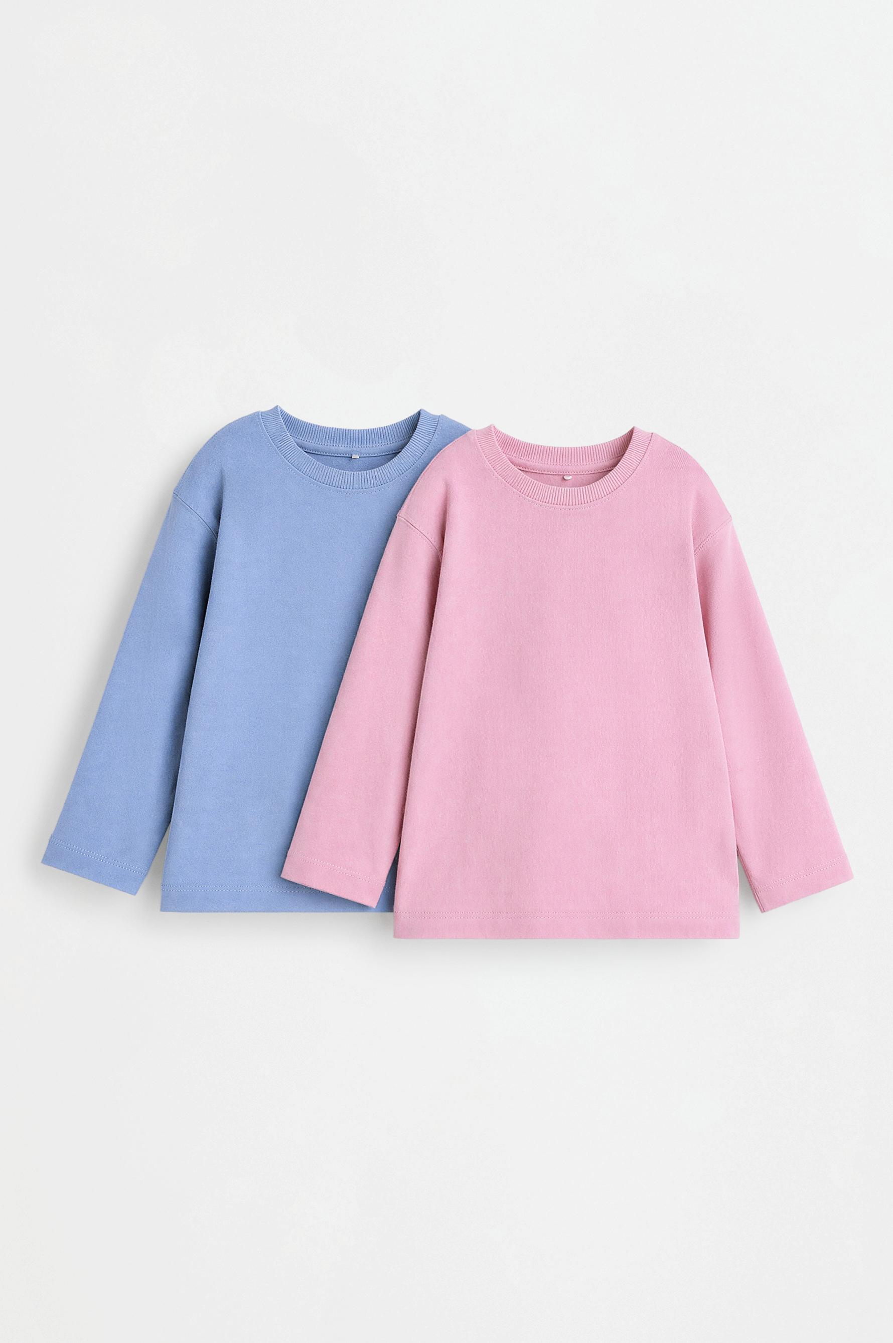 2-pack of plain T-shirts — PINK