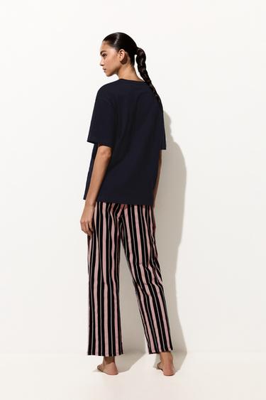 Long printed pyjamas — NAVY 4