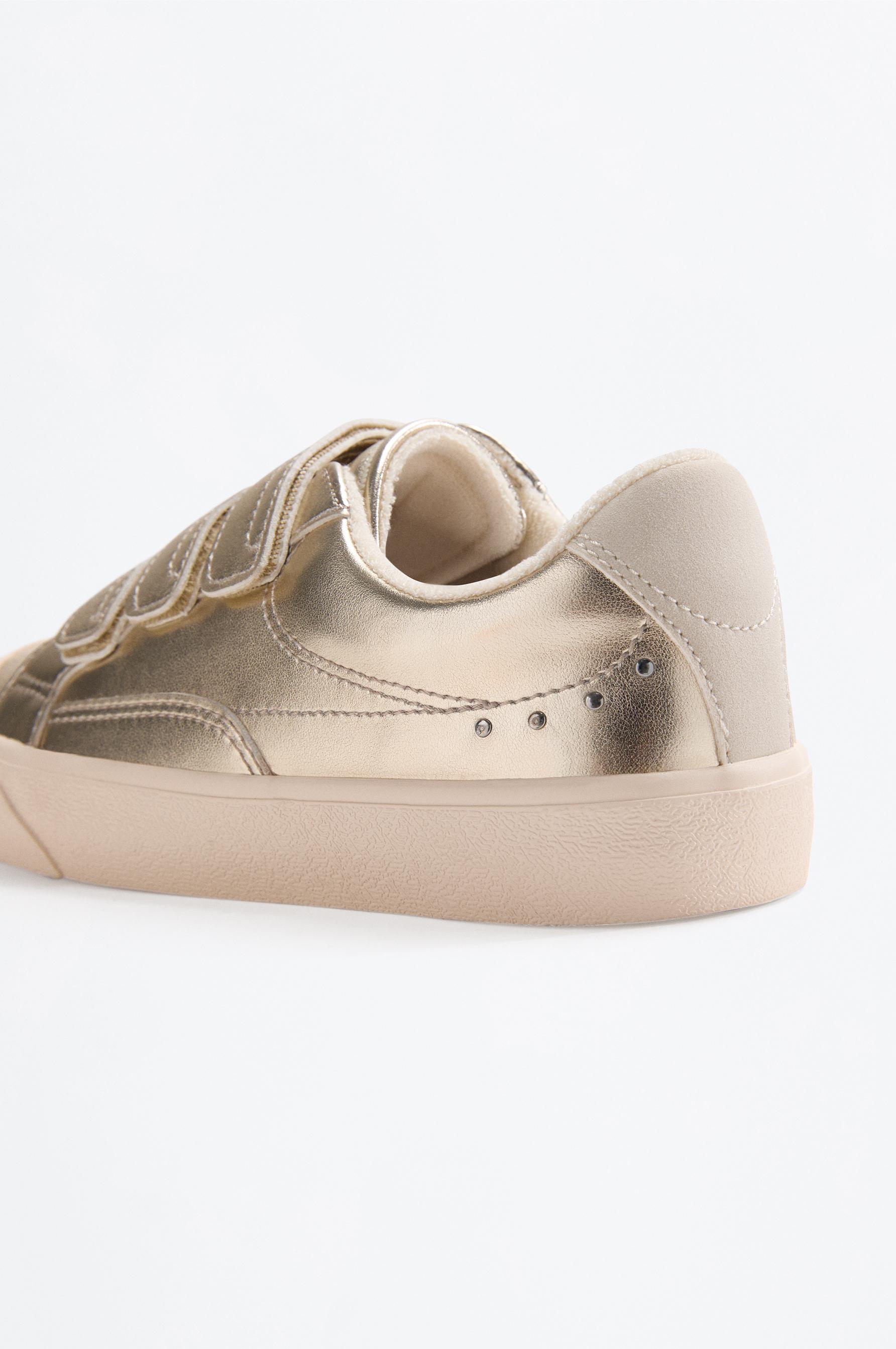 Gold metallic slipper — GOLD