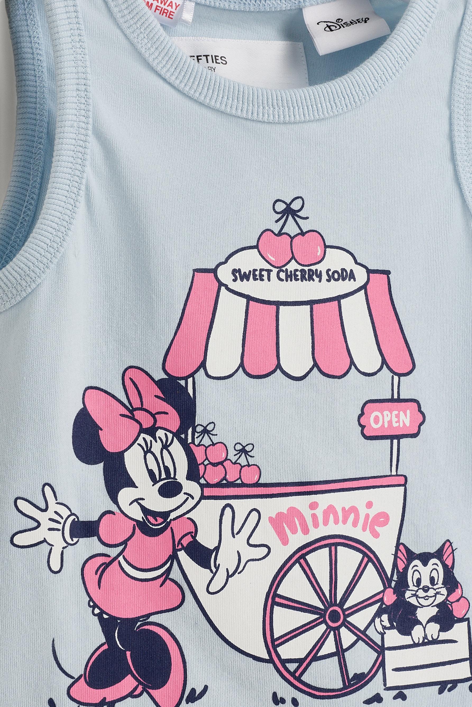 Minnie Mouse ©Disney tank top and cycling leggings set — PALE BLUE