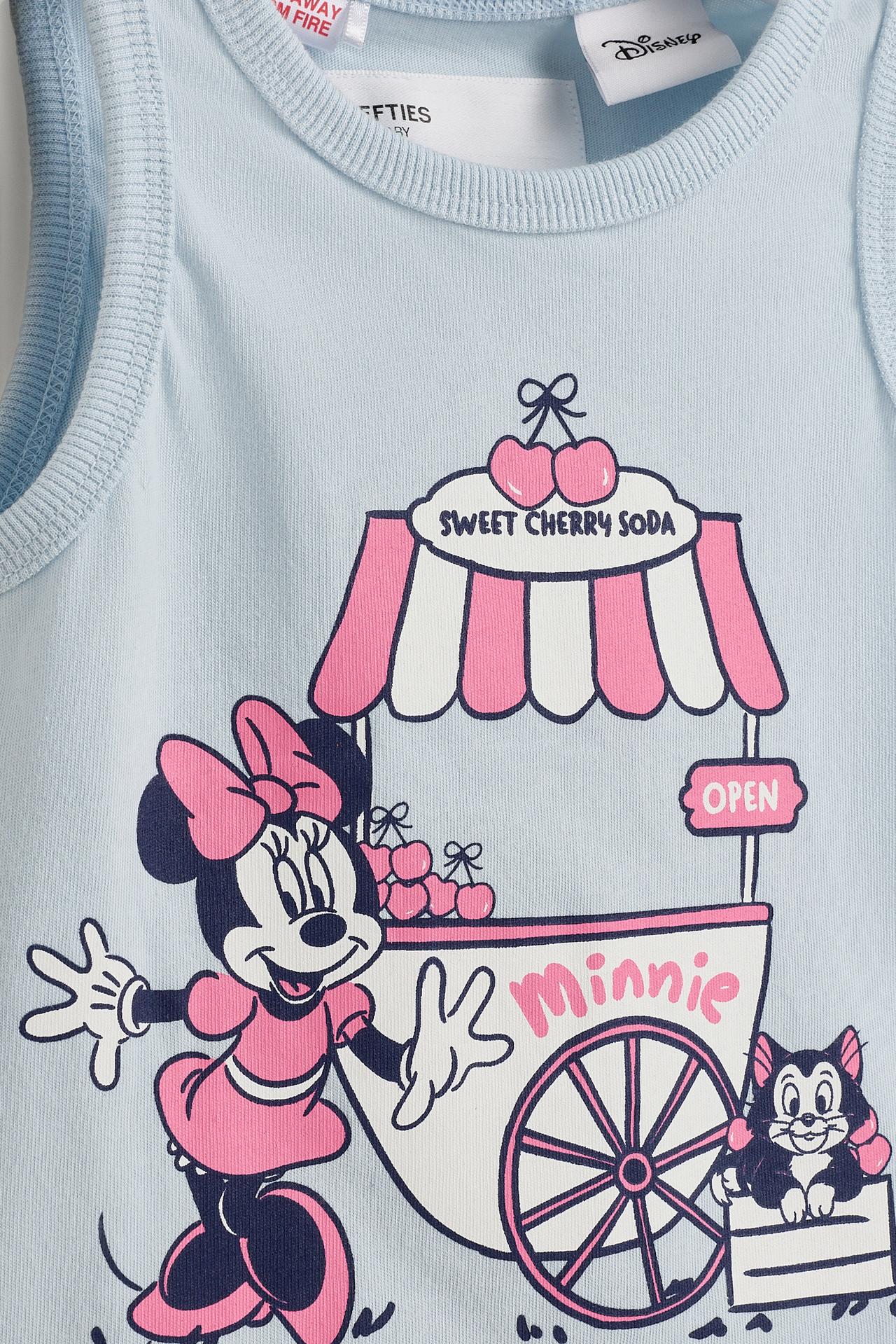 Minnie Mouse ©Disney tank top and cycling leggings set — PALE BLUE