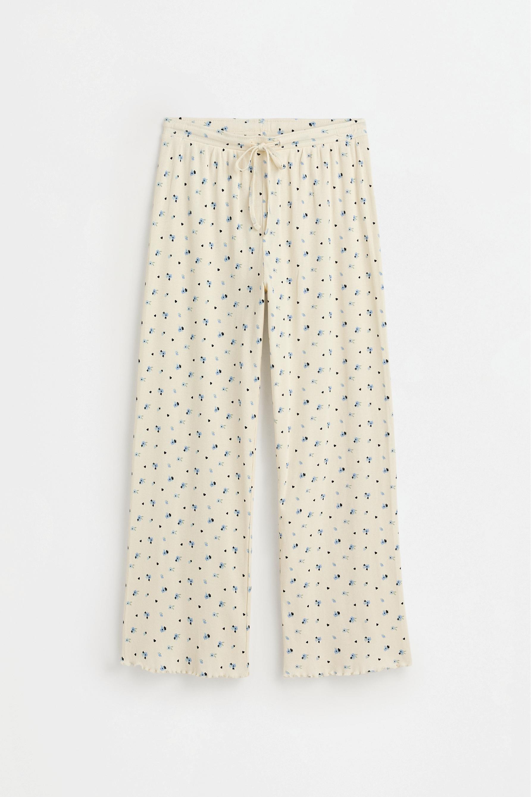 Long printed pyjamas — ECRU