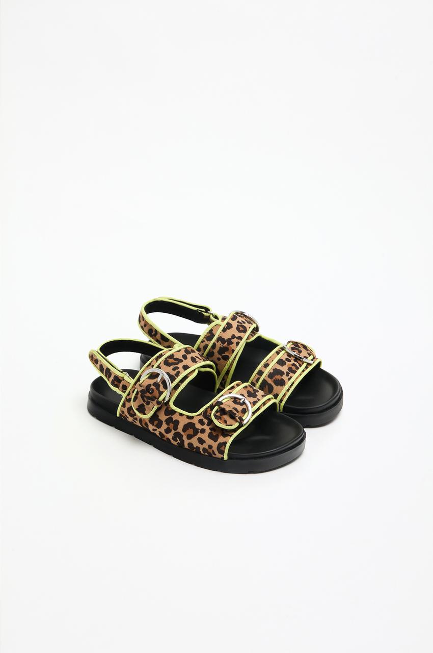 Sandália conforto animal print Camisas Manga Comprida Camisas - Main Image