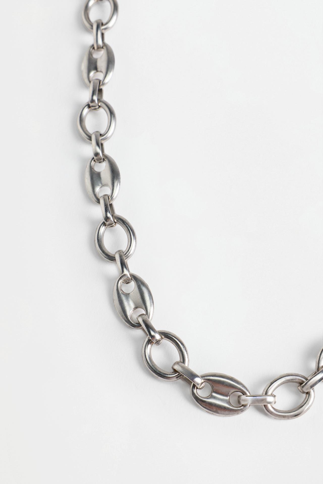 Chain-link necklace — SILVER