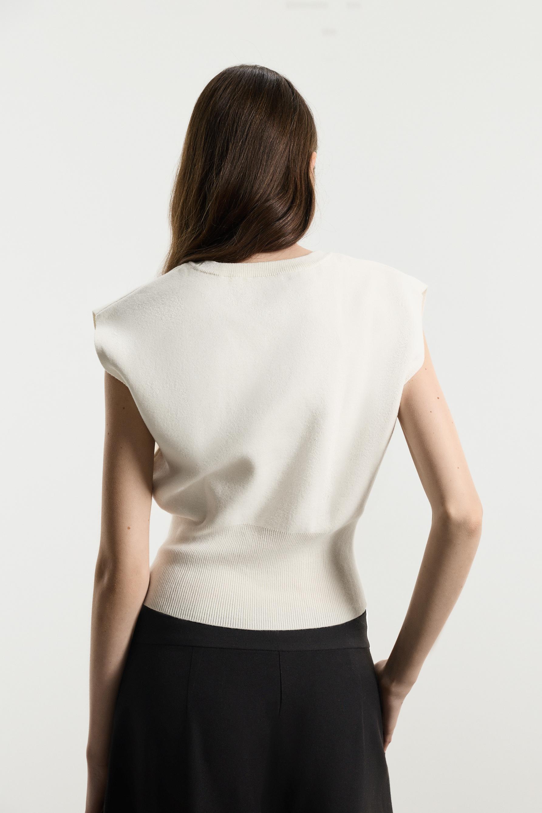 Voluminous top — WHITE
