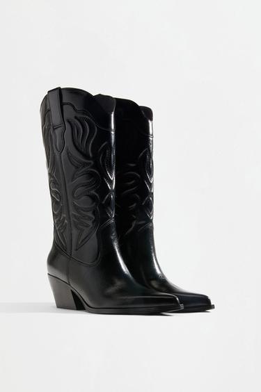 Cowboy boot — BLACK 2