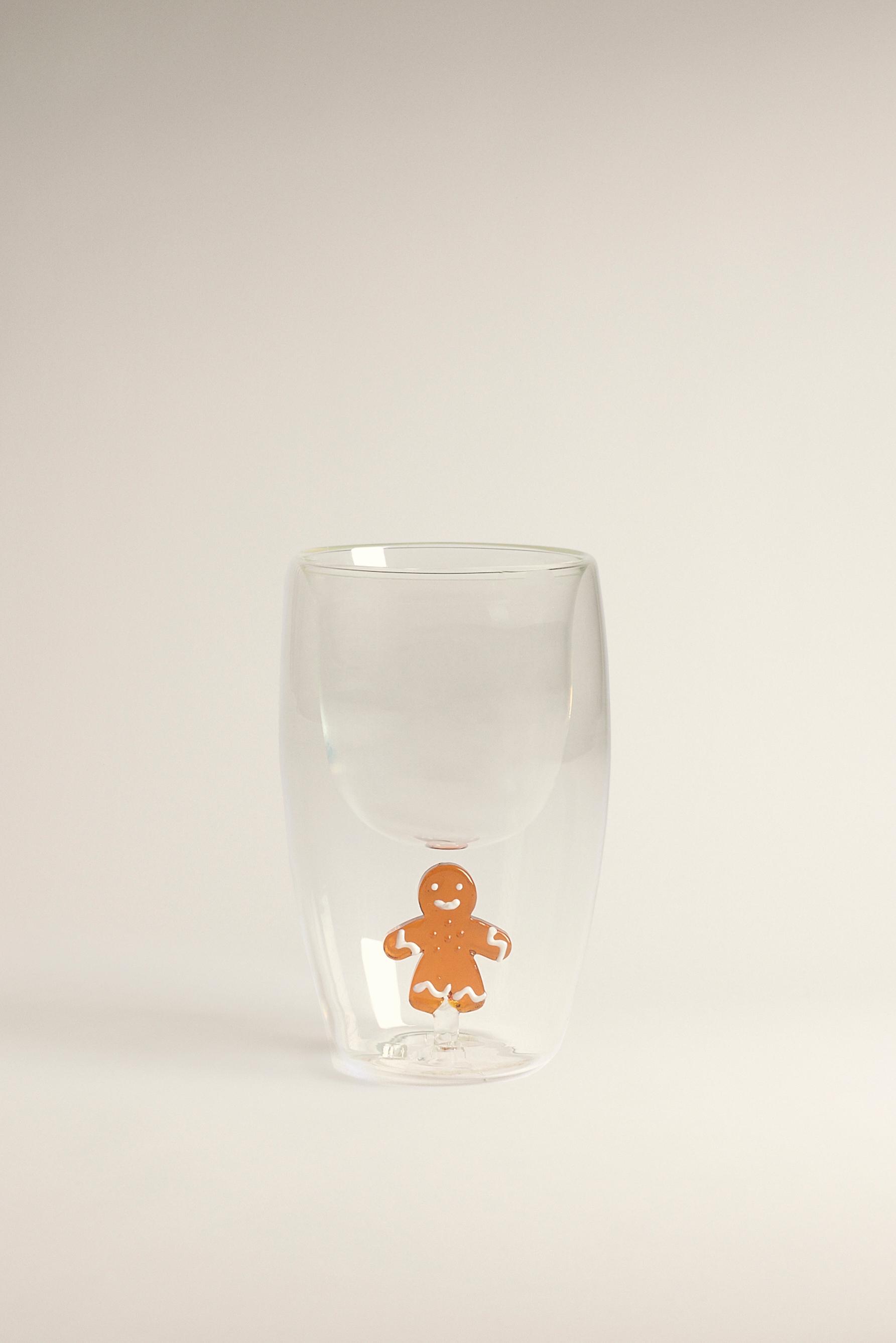 Vaso doble pared navideño
