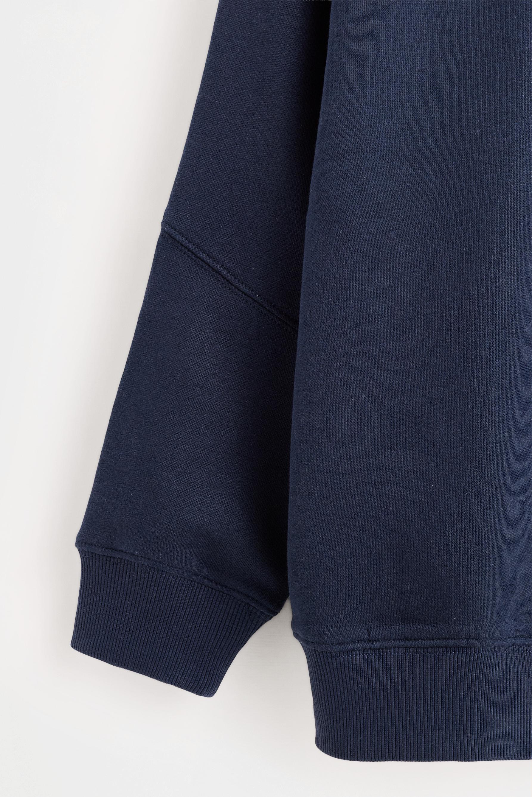 Pack of 2 plain fleece sweatshirts — NAVY