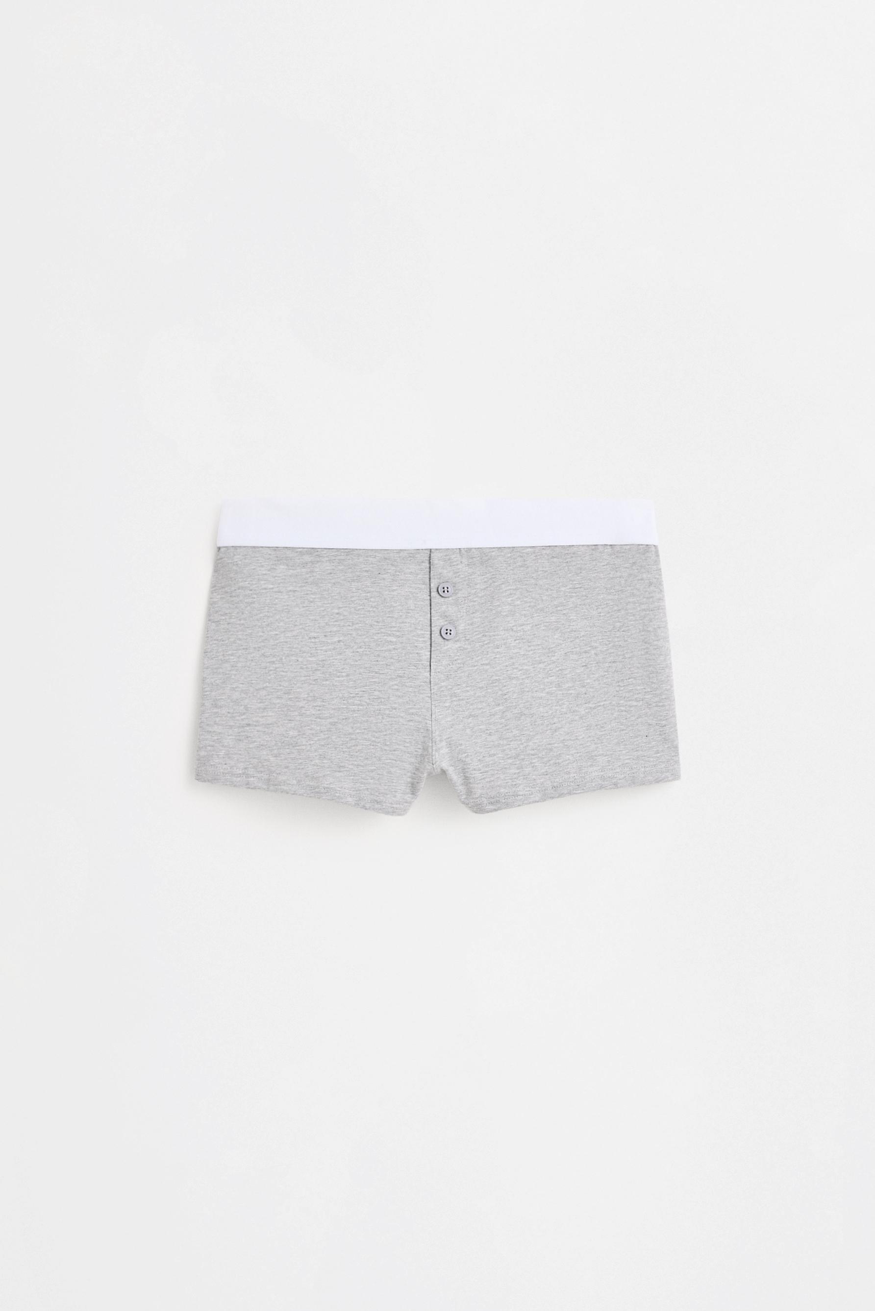 Printed boxer shorts — GREY