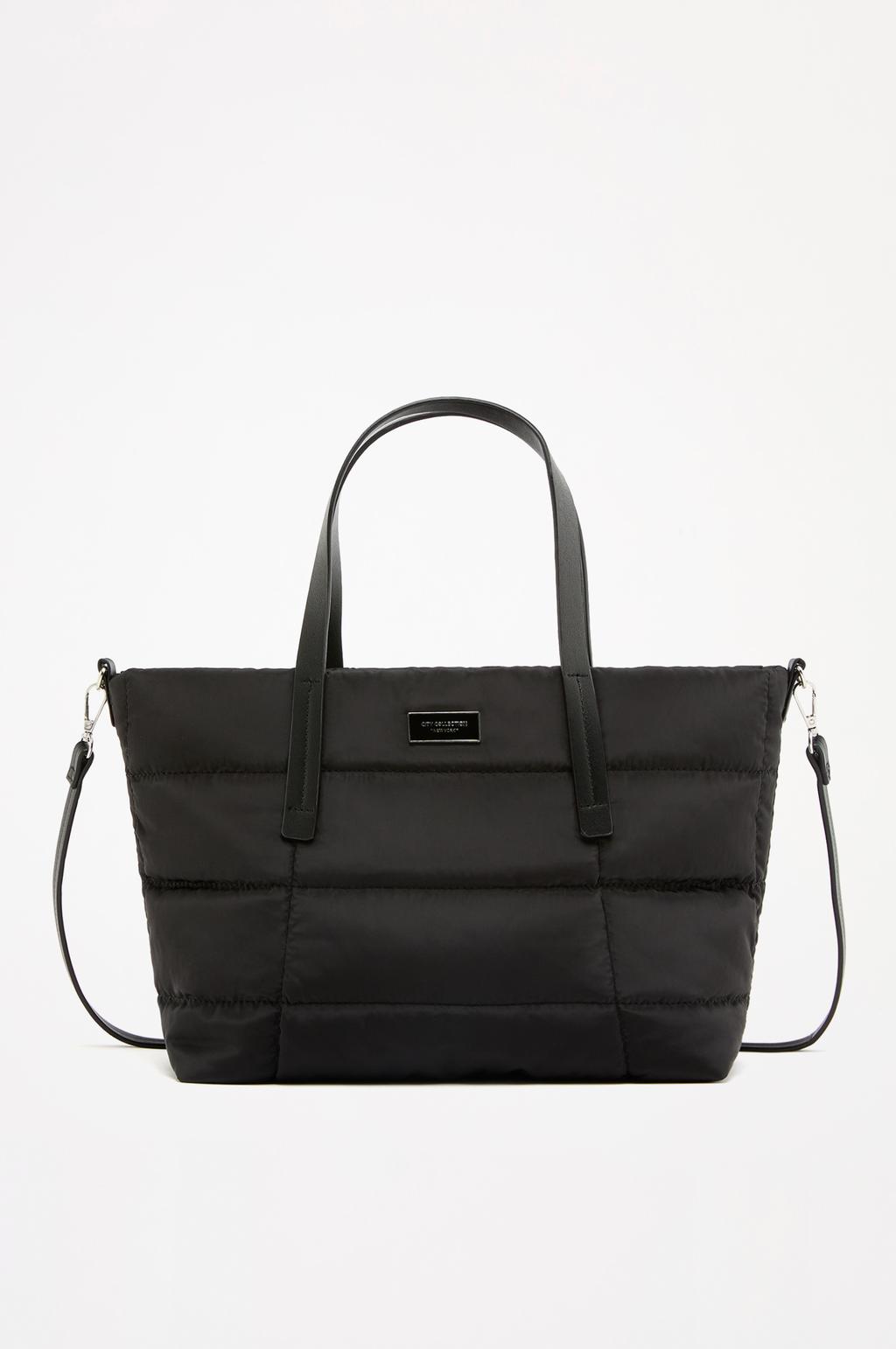 Bolso shopper acolchado nailon