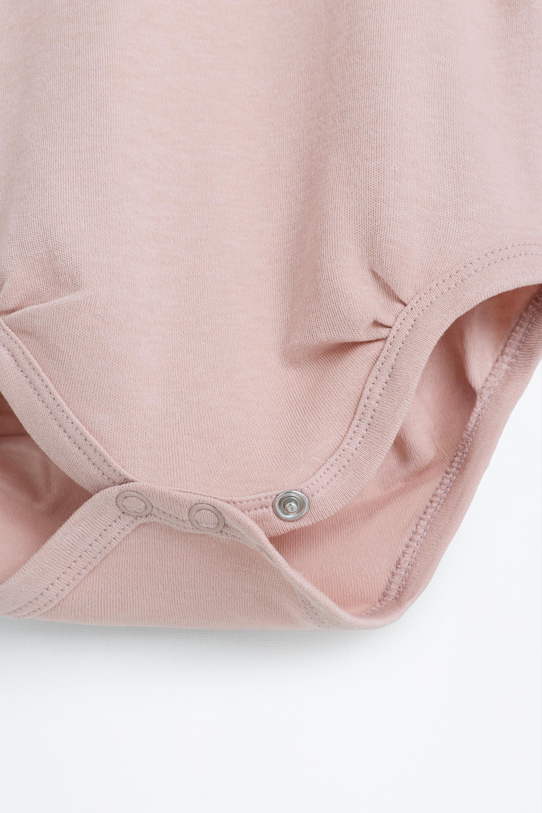 Pack of 6 plain bodysuits — WATER GREEN