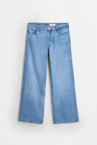 Low-rise wide-leg jeans — INK BLUE 6