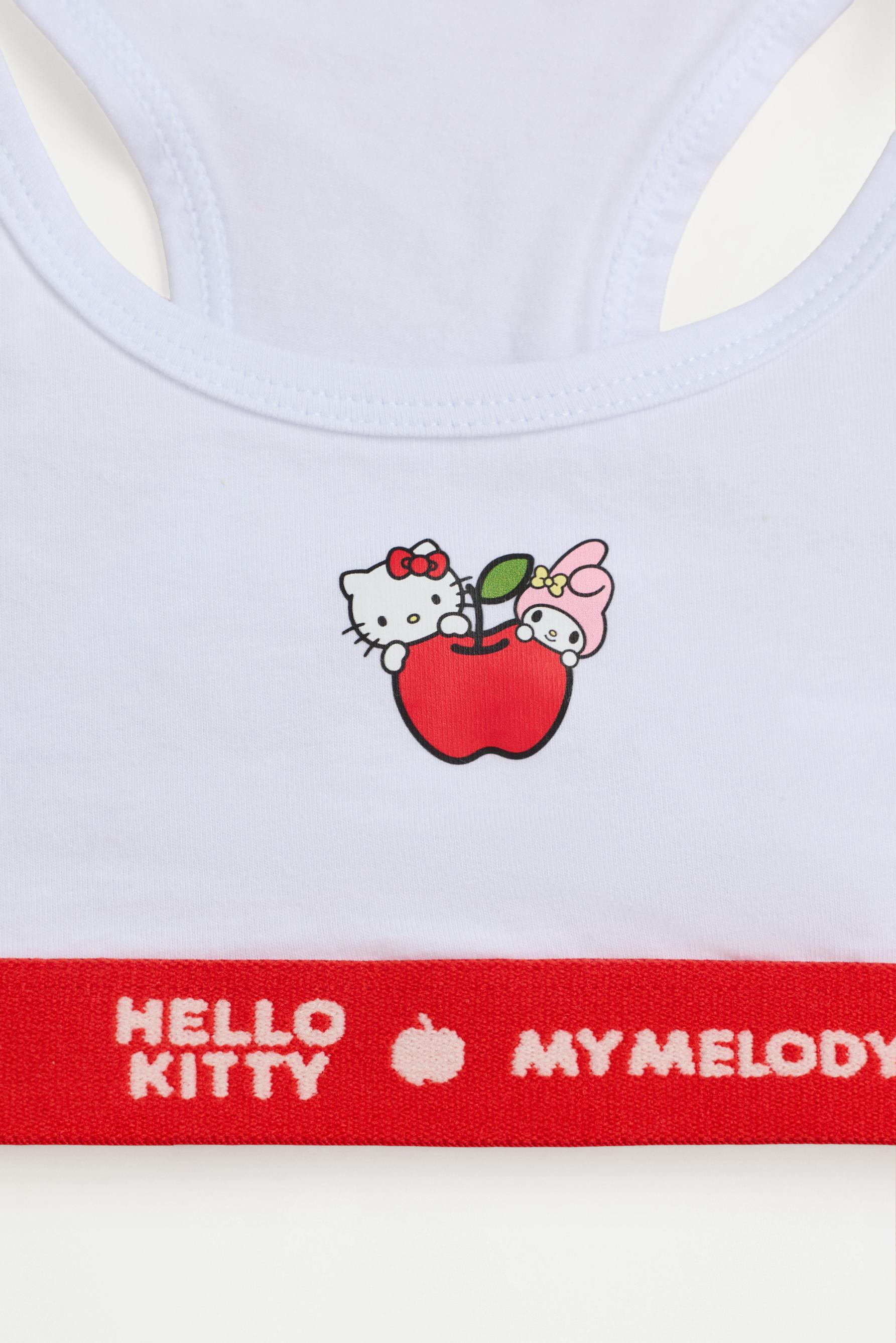 Hello Kitty ©SANRIO Tops (3-Pack) — WHITE/RED