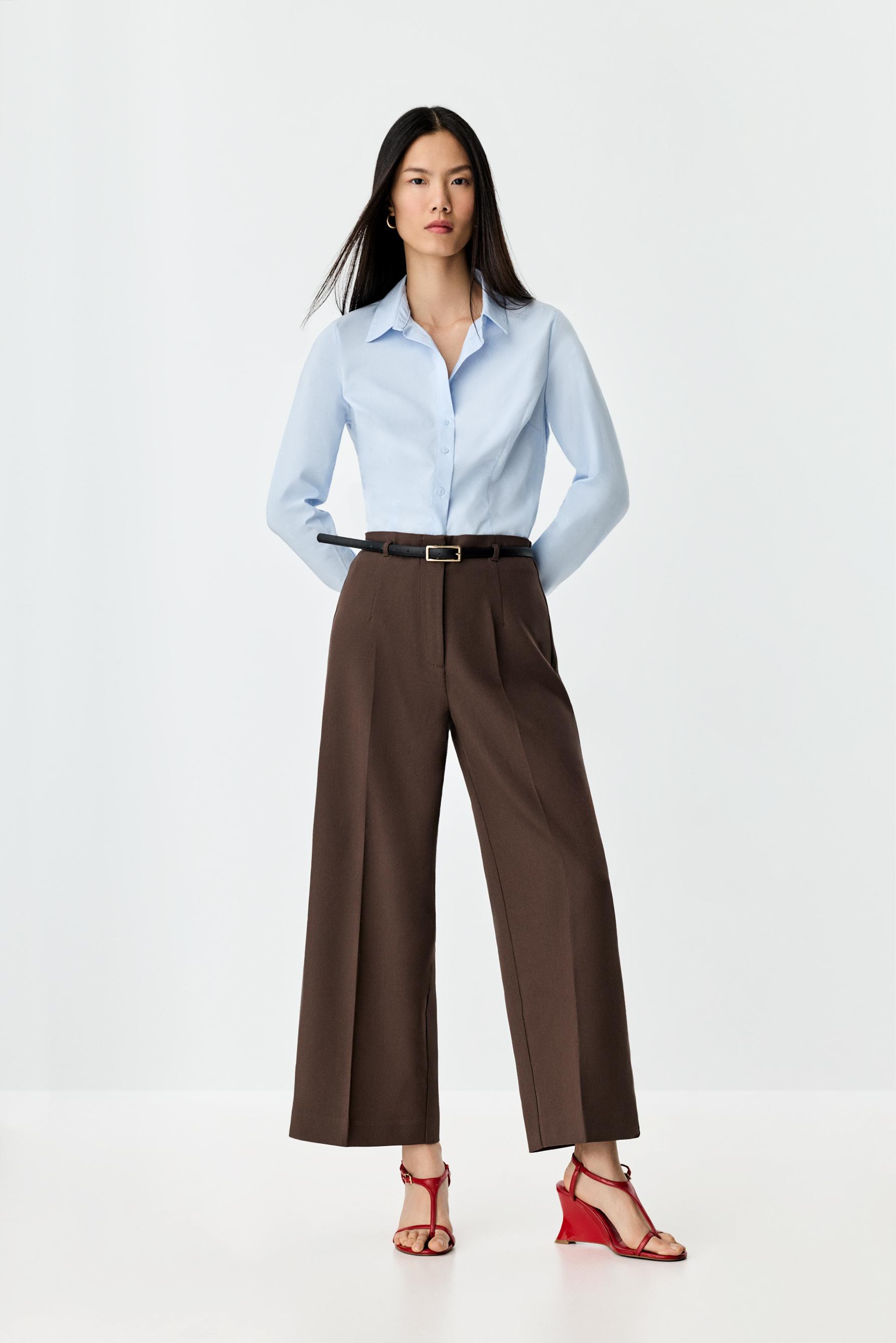 Pantalón culotte vestir