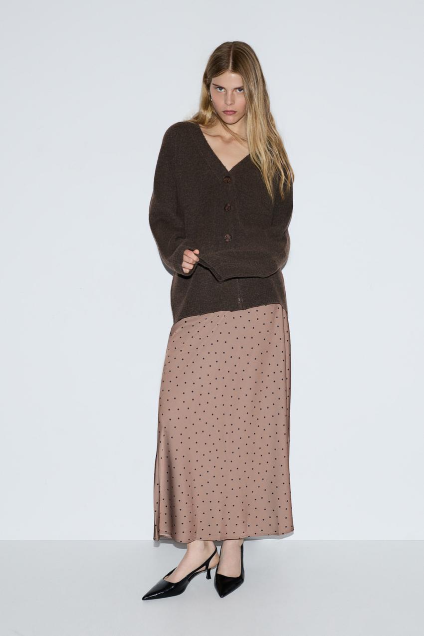 Falda midi satinada Botas y Botines ZAPATOS Mujer Lefties