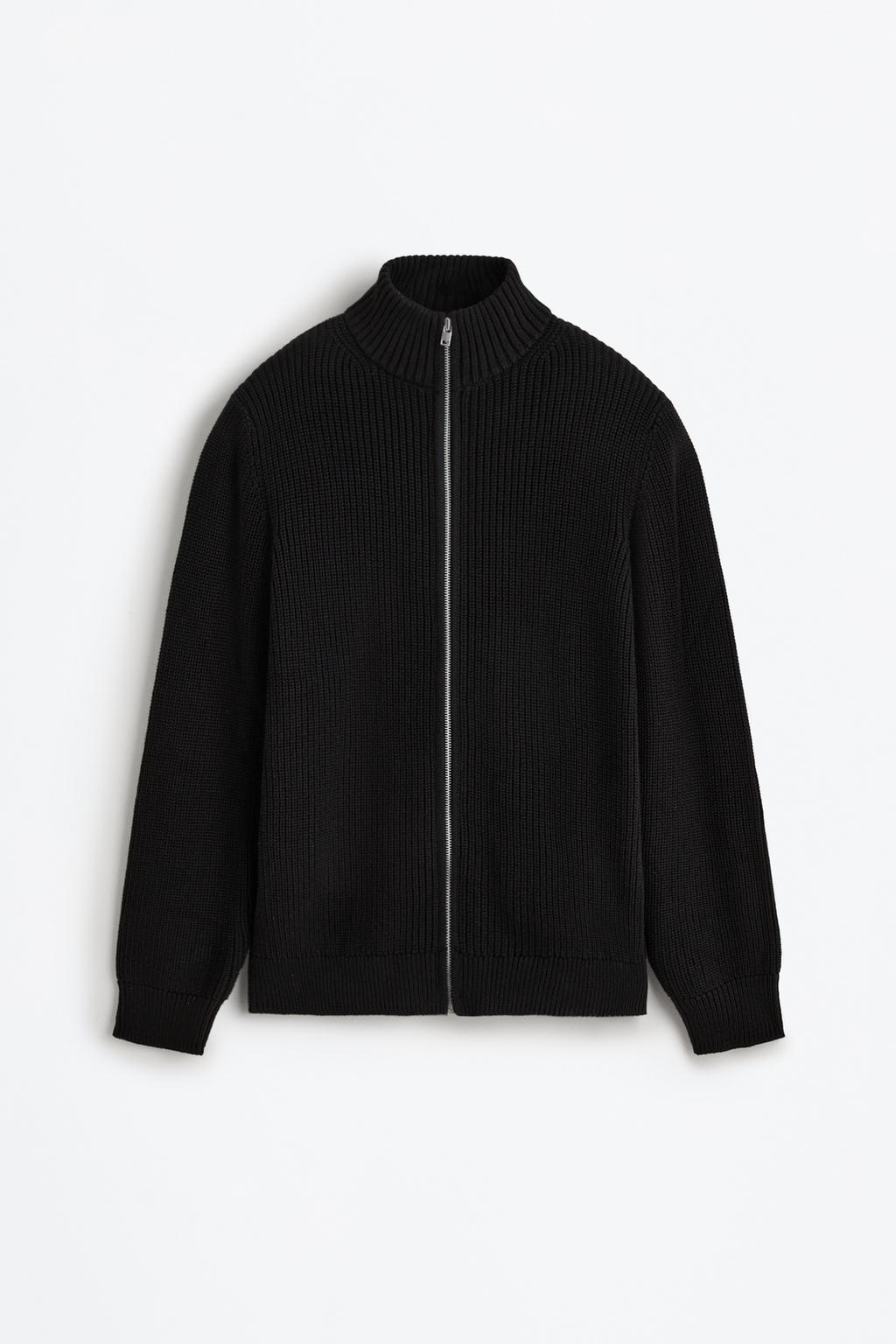 Chaqueta cremalleira punto