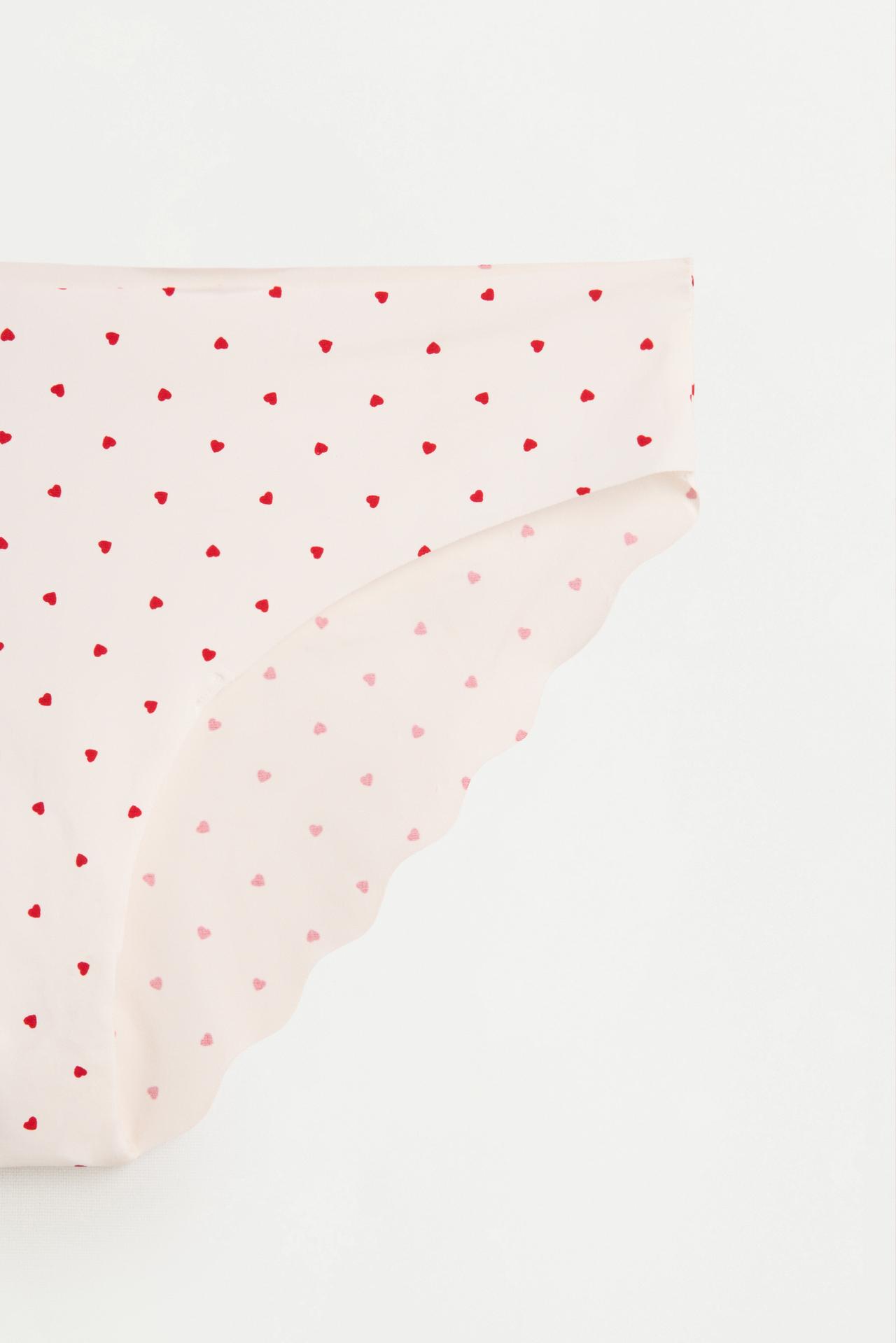 Pack of 3 classic microfibre briefs — WHITE/RED
