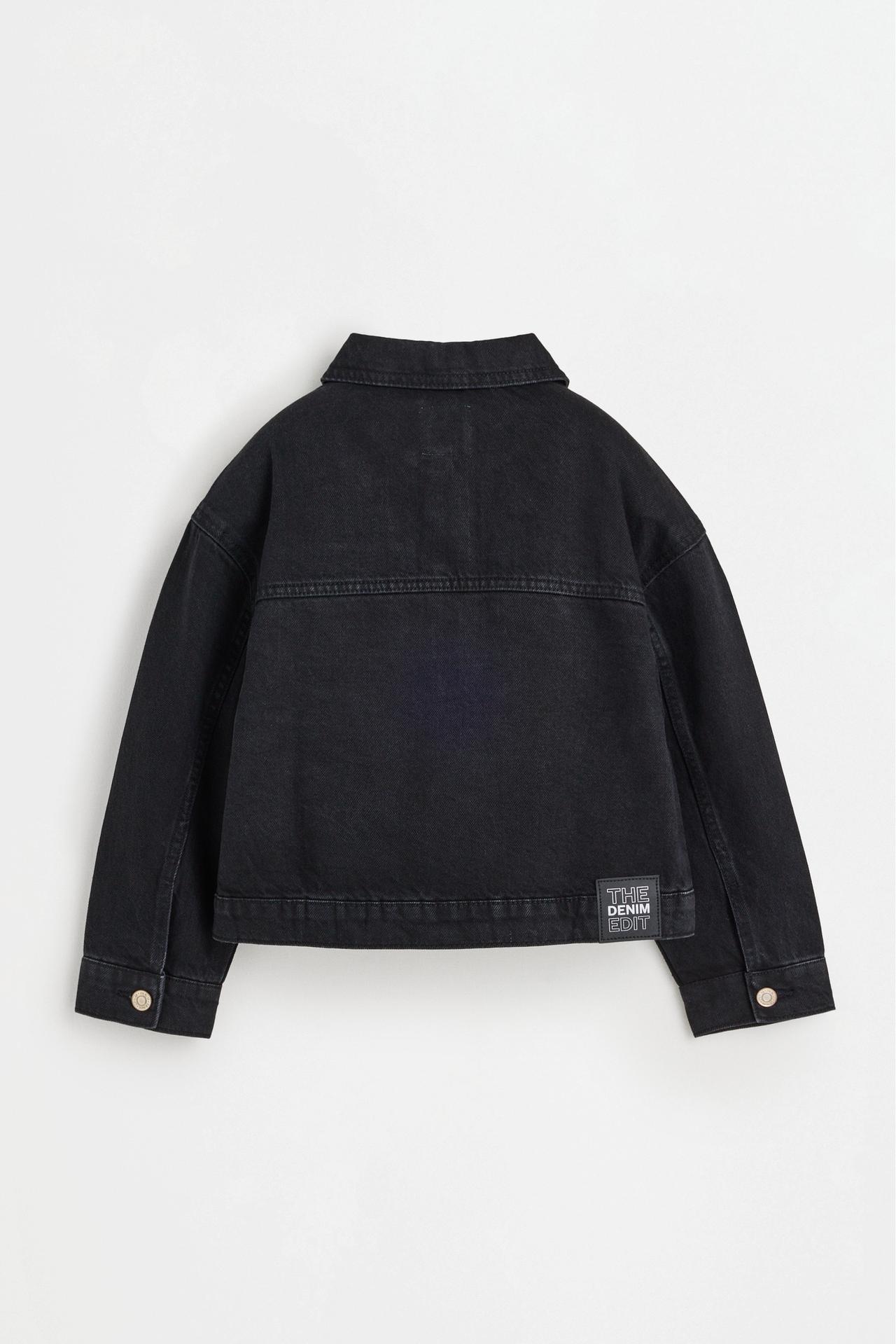 Denim jacket — BLACK