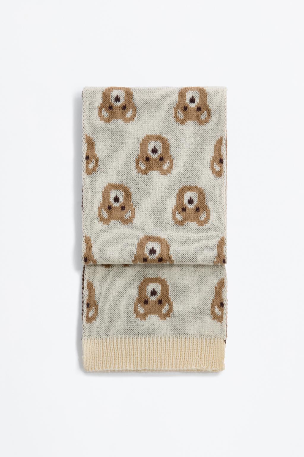 Cachecol comprido ursos