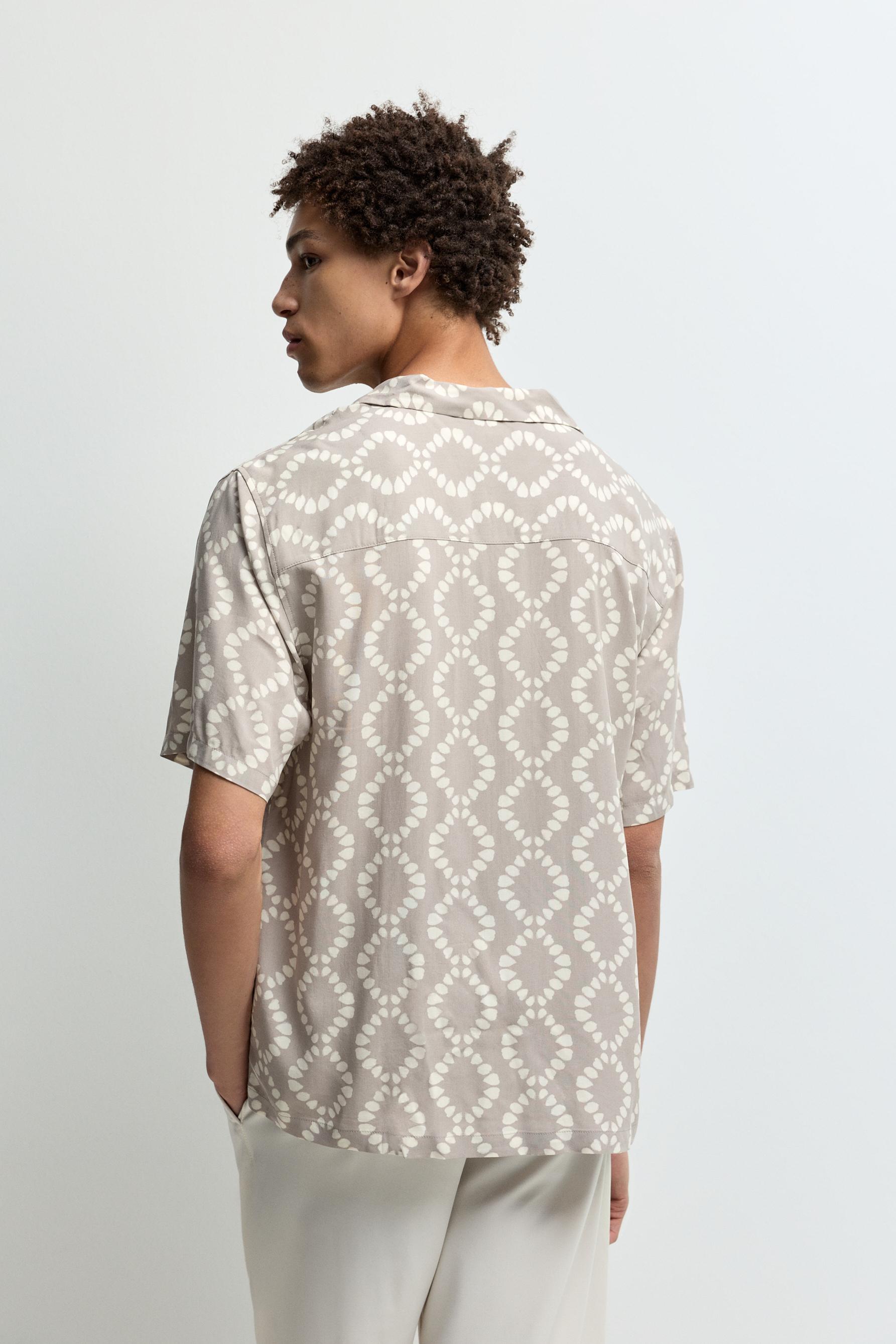 Resort shirt — GREY/BEIGE