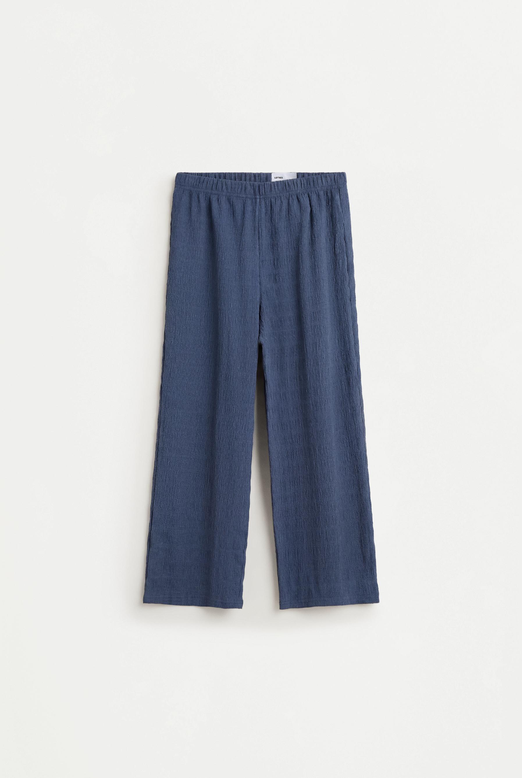 Crepe culottes — STEEL BLUE