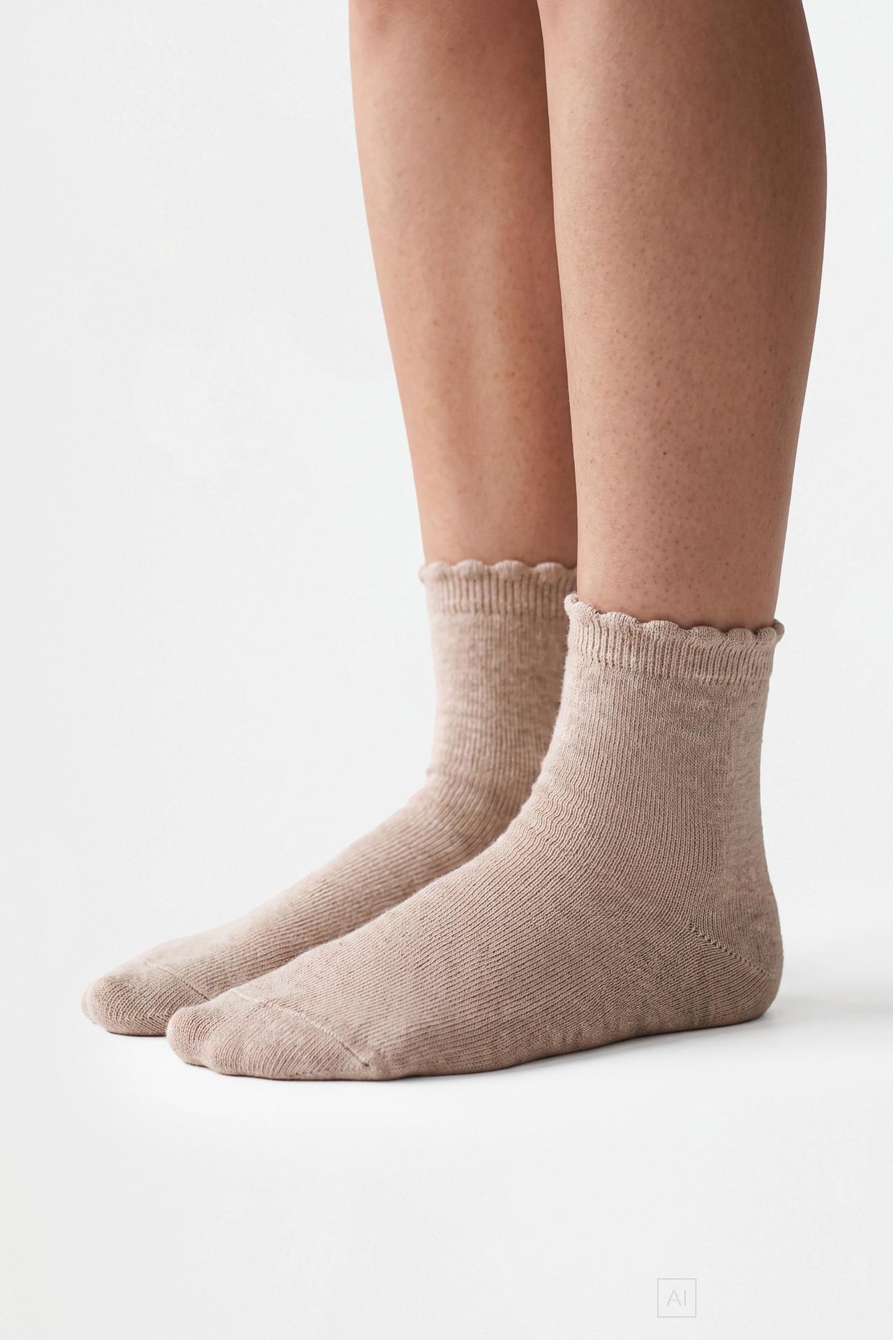 Ankle socks (7-pack) — SAND