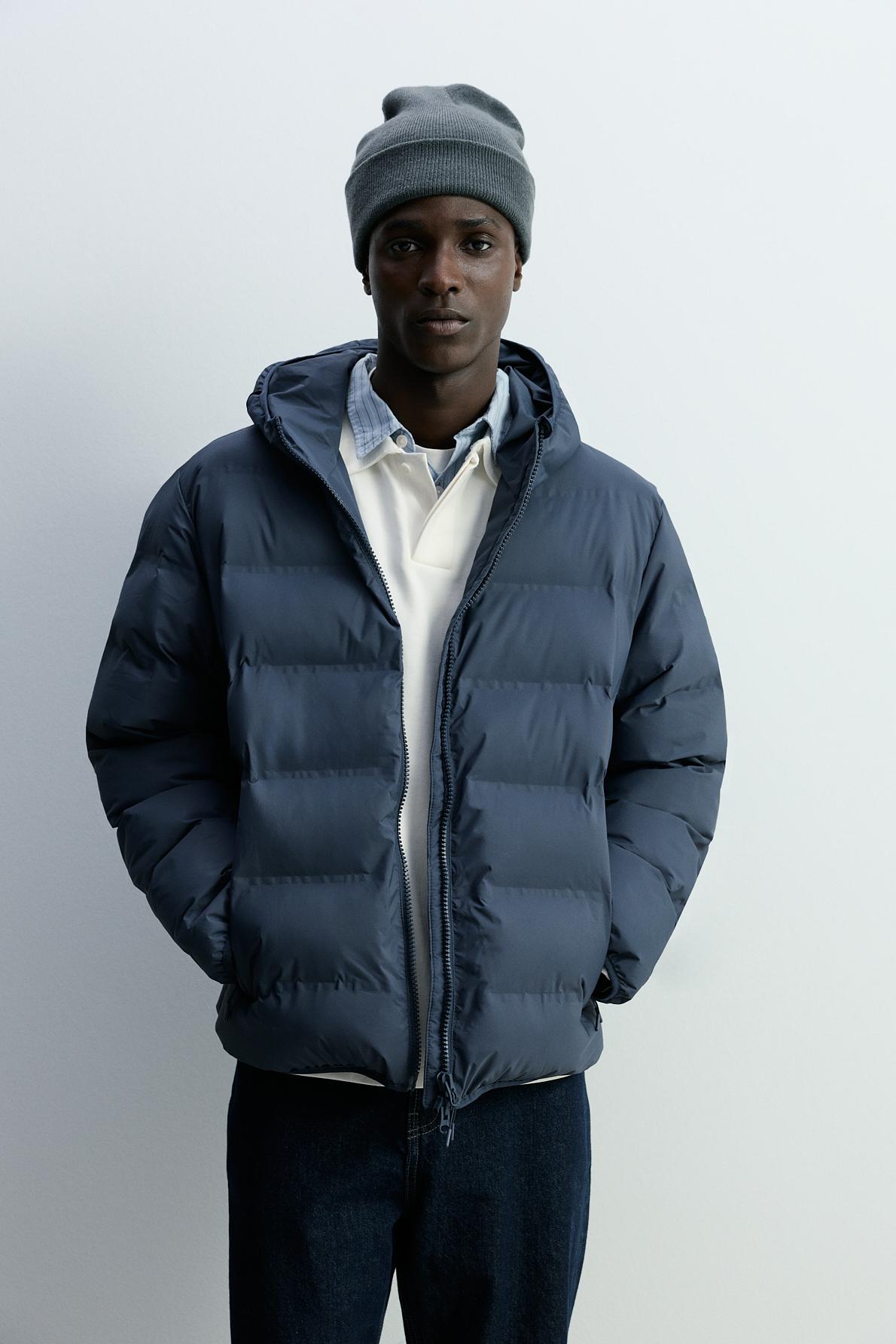 Cazadora acolchada capucha